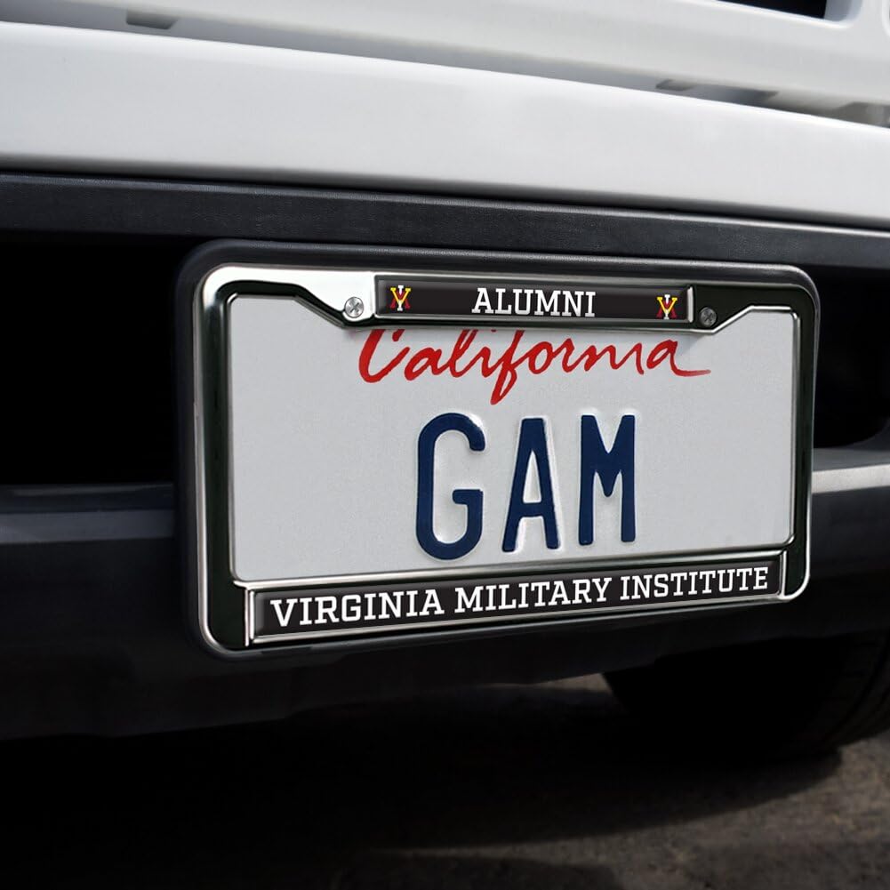 Virginia Military Institute Alumni Full Size Standard License Plate Metal Frame
