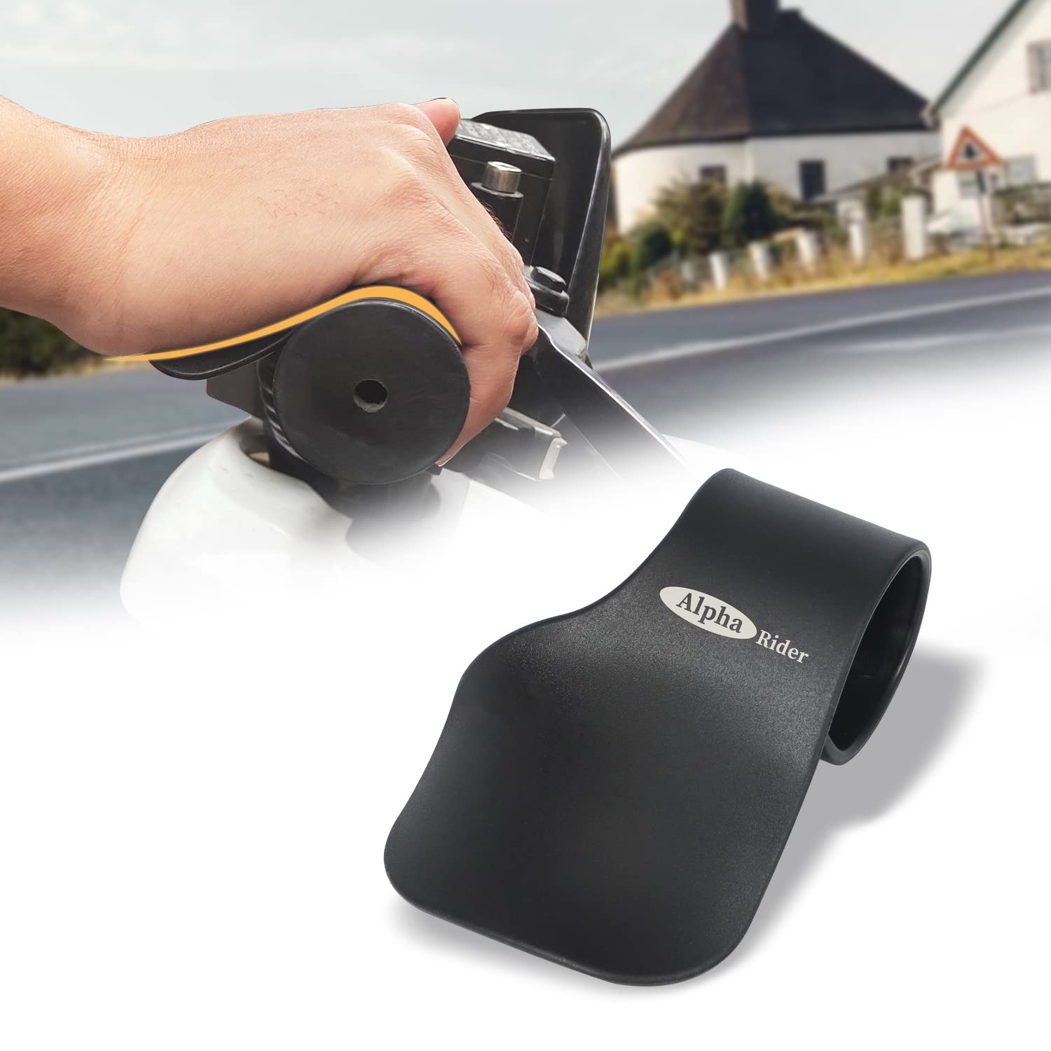 Alpha Rider Cruise Throttle Assist For 7/8'' Handlebar Universal Motorcycle Throttle Mounted Assist Oil Control For Street Bike 