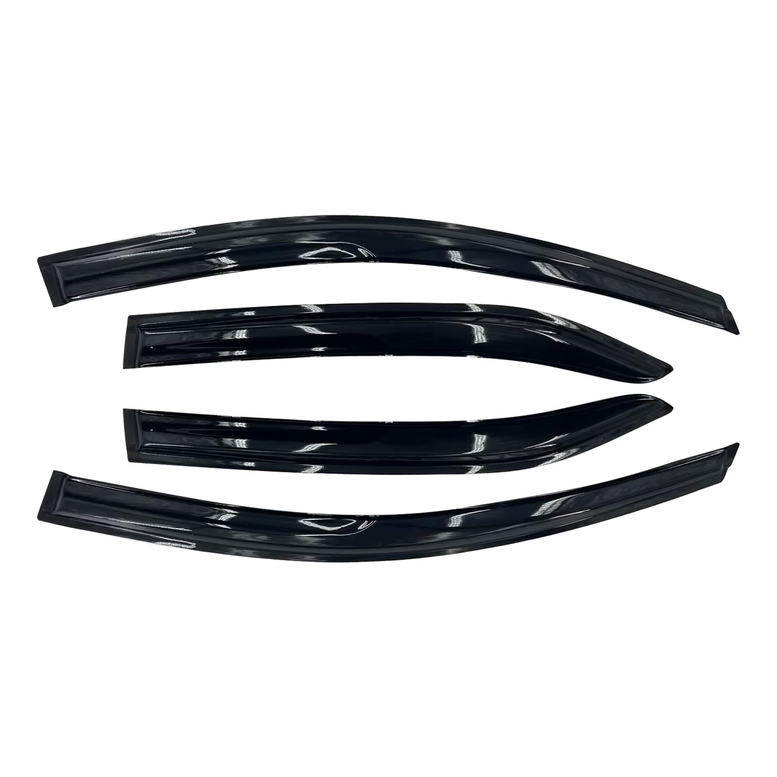 Sontian Tape-On Side Window Visor Deflectors Rain Guards For 07-11 Camry Rain Deflectors, Window Visors Accessories For Cars,Rai