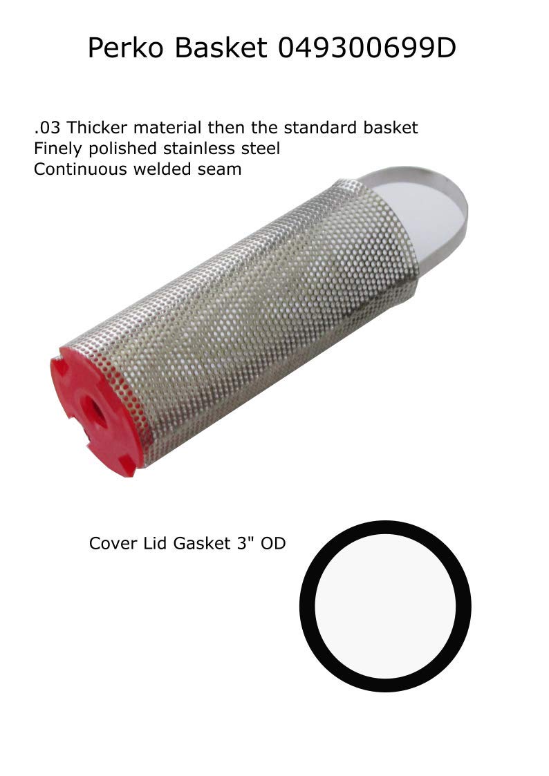 Perko 304 Stainless Steel Basket Strainer Only