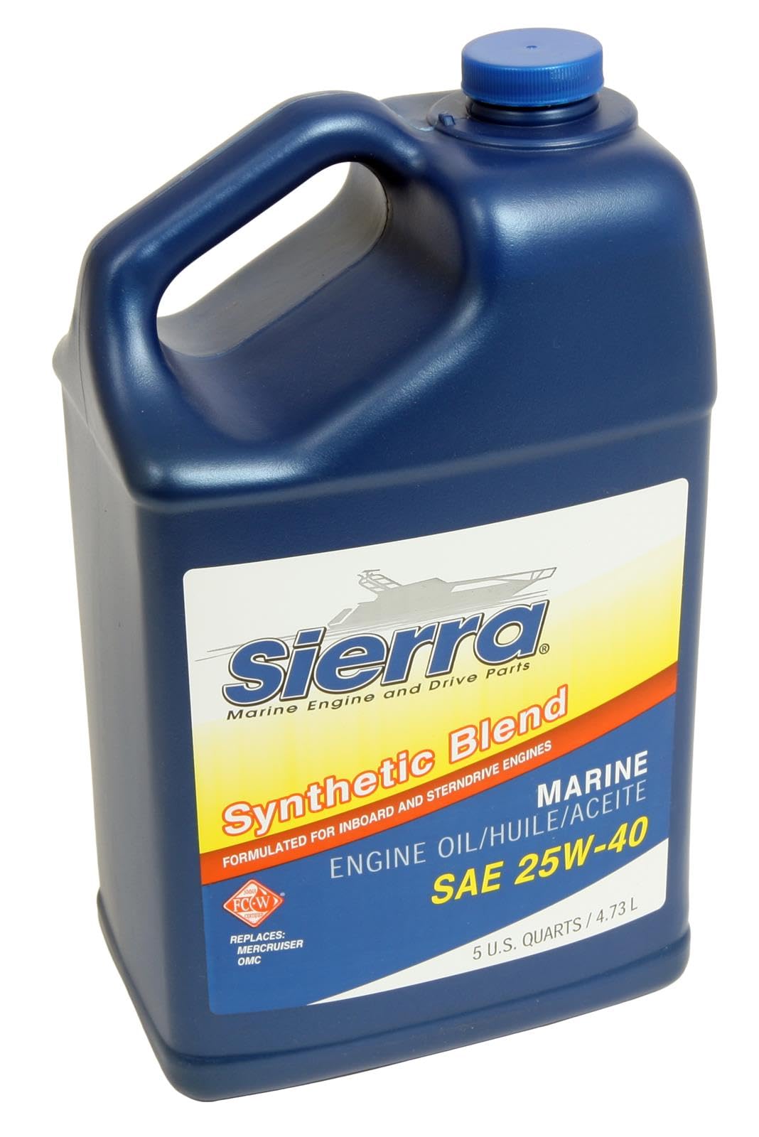 Sierra 18-9440-4 25W40 Synthetic Blend Engine Oil 5 Quarts