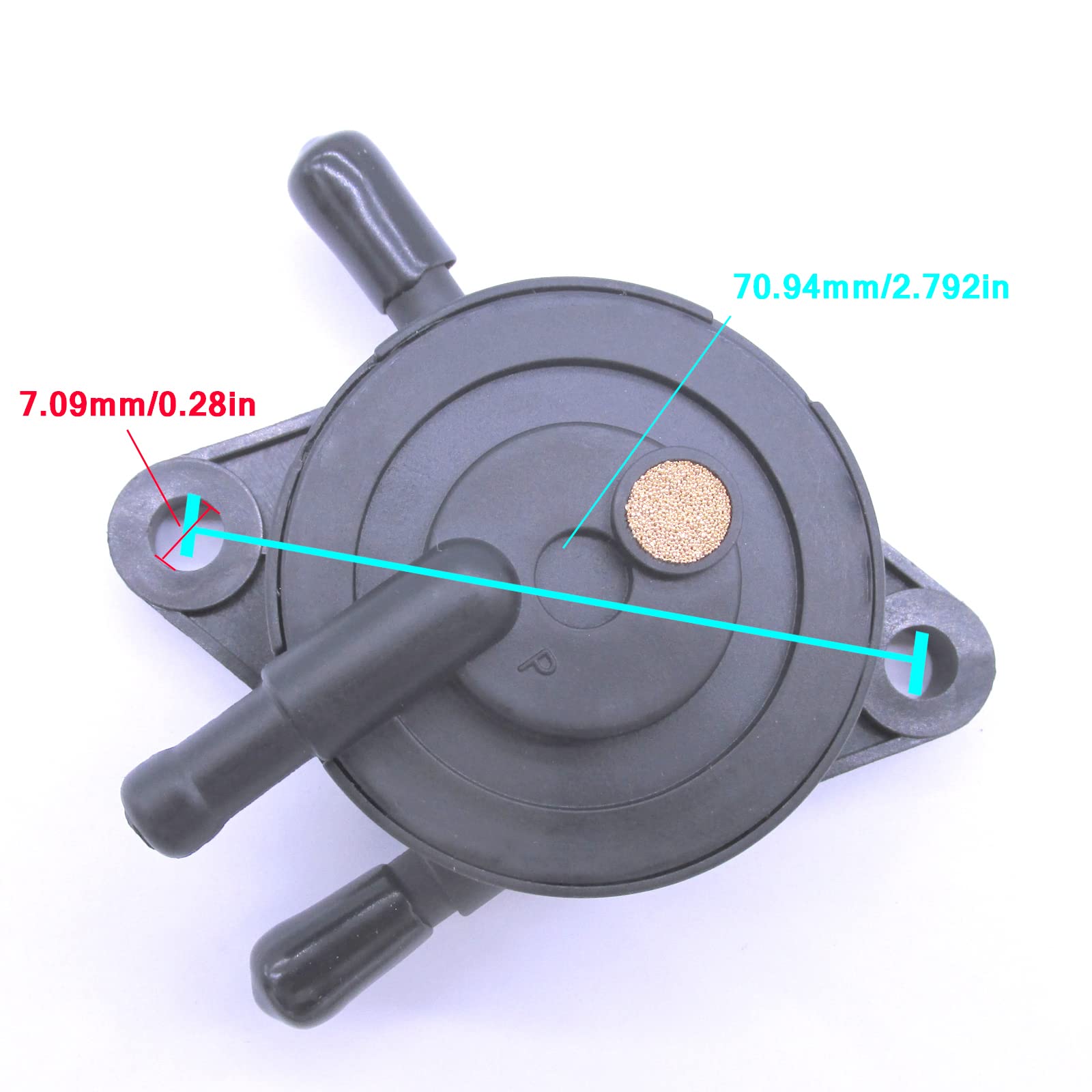 Fuel Pump 16700-Z0J-003 for Honda GXV50 GXV100 GC135 GC160 GC190 GXV390 GX610 / 2439316S 2439304S for Kohler CH17-CH25 CV17-CV25