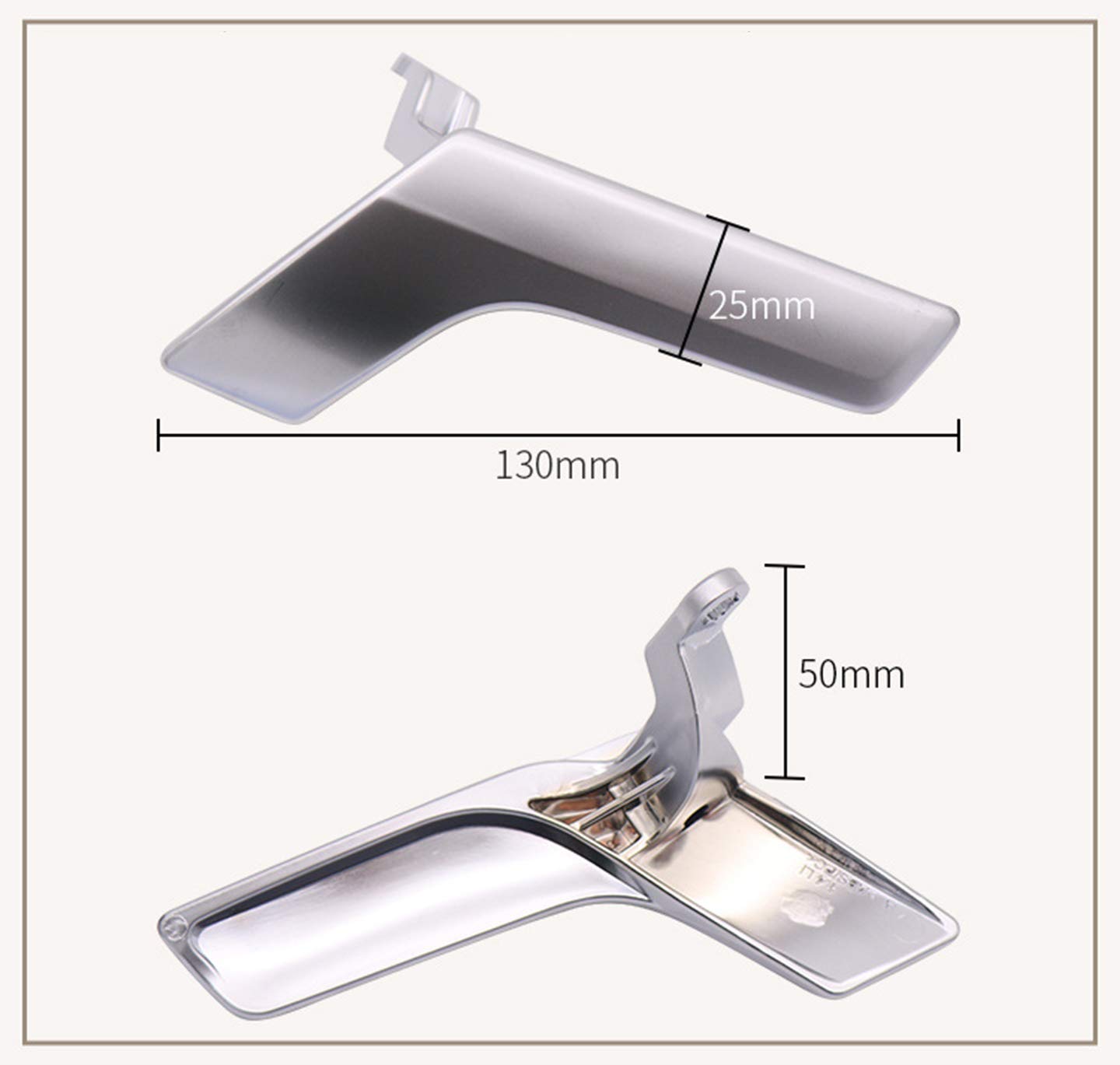 Matte Silver Interior Door Handle Repair Kit Inner Left Front Or Inside Rear Driver Side Replacement For Mercedes W204 X204 C250 C300 C350 C400 C63 Amg Glk250 Glk300 Glk350 2047201171 2047201763