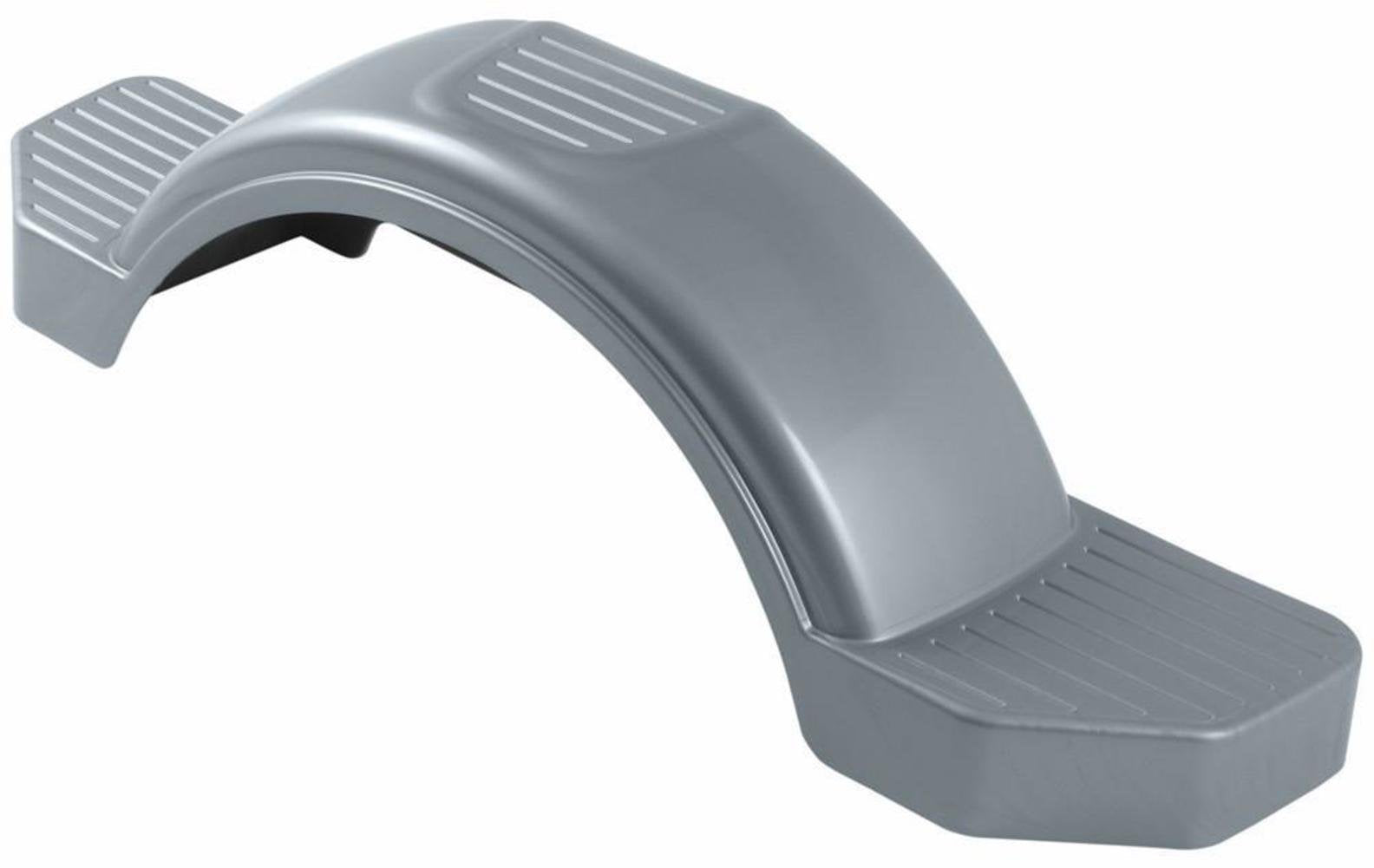 Fulton Trailer Fenders Plastic Fender, 14Inch Tire Size, Silver