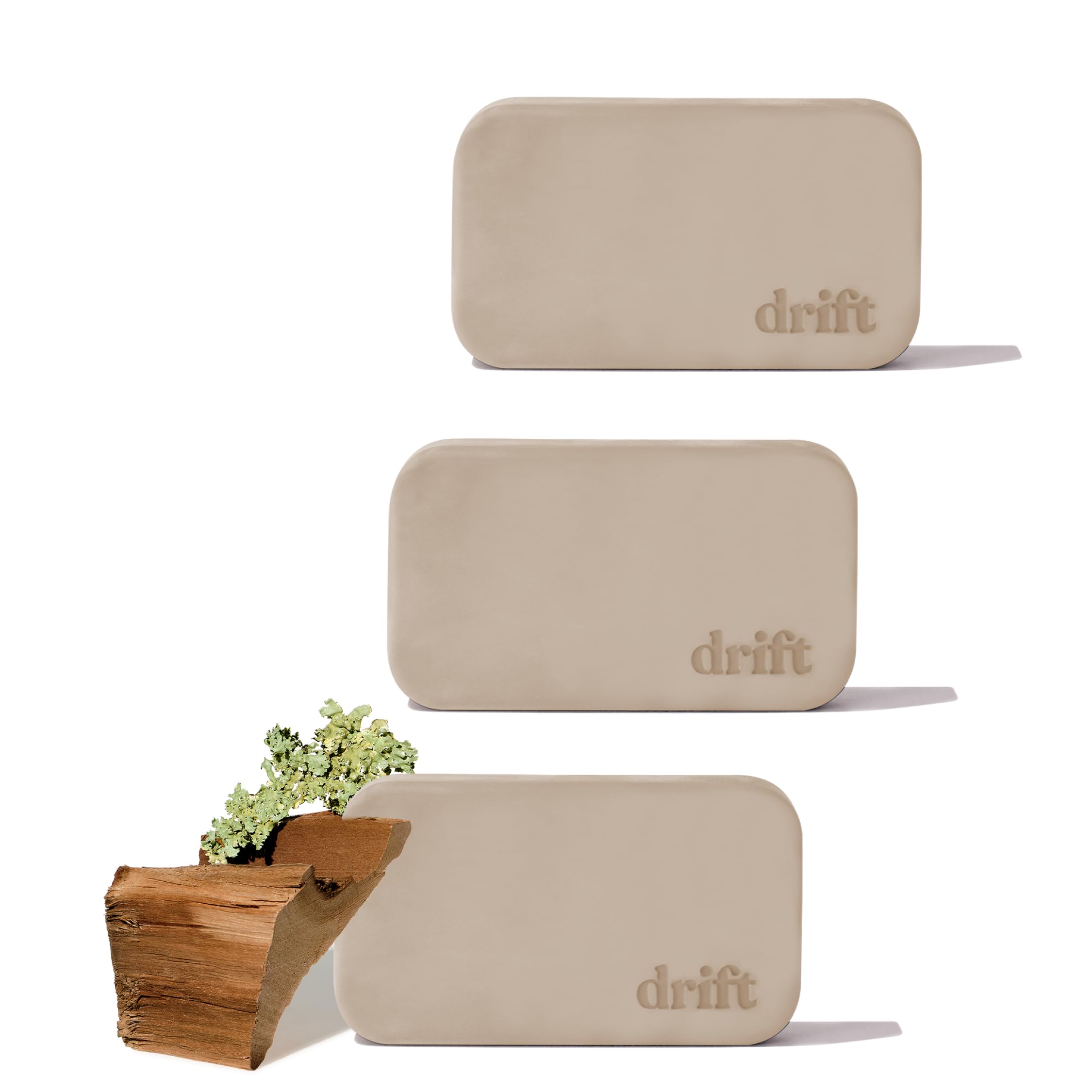 Drift Car Air Freshener - Stone Air Freshener - Car Odor Eliminator - Teak Scent Refill - Pack of 3 - NO CLIP INCLUDED