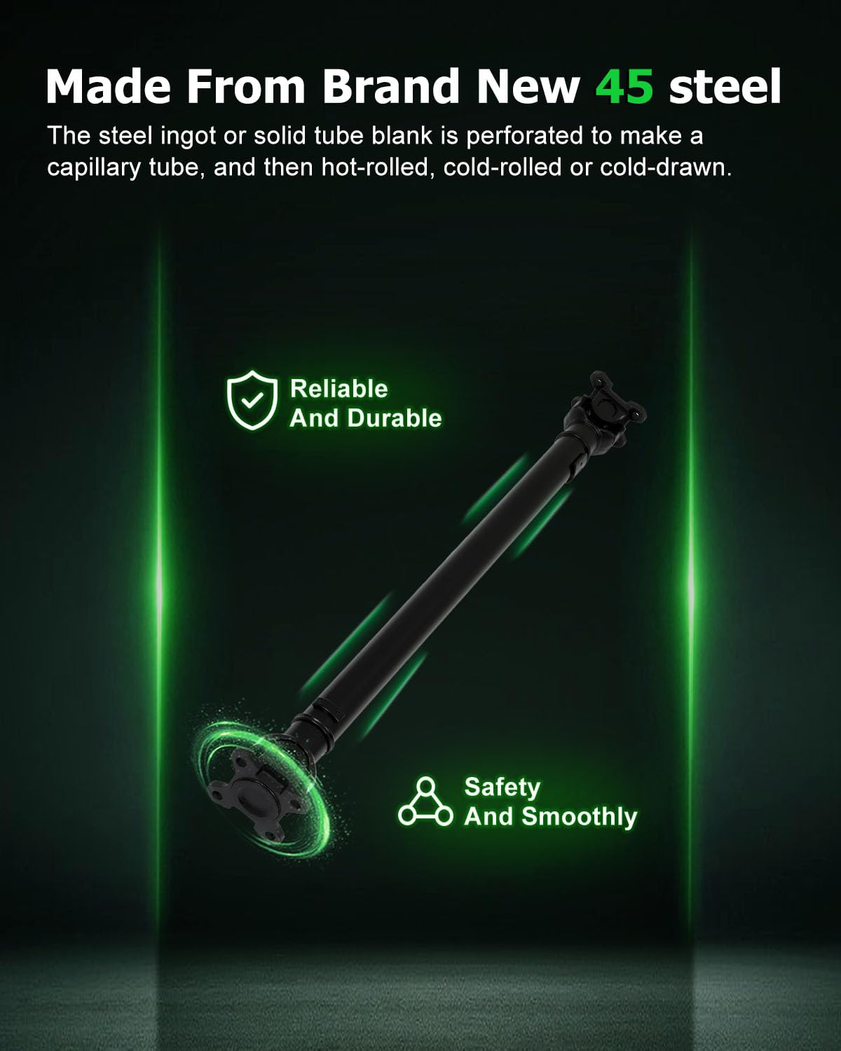 Scitoo 27.68'' Front Drive Shaft Assembly Propeller Shaft Compatible For Bmw X3 2.5L 2005-2006,For Bmw X3 3.0L 2005-2006