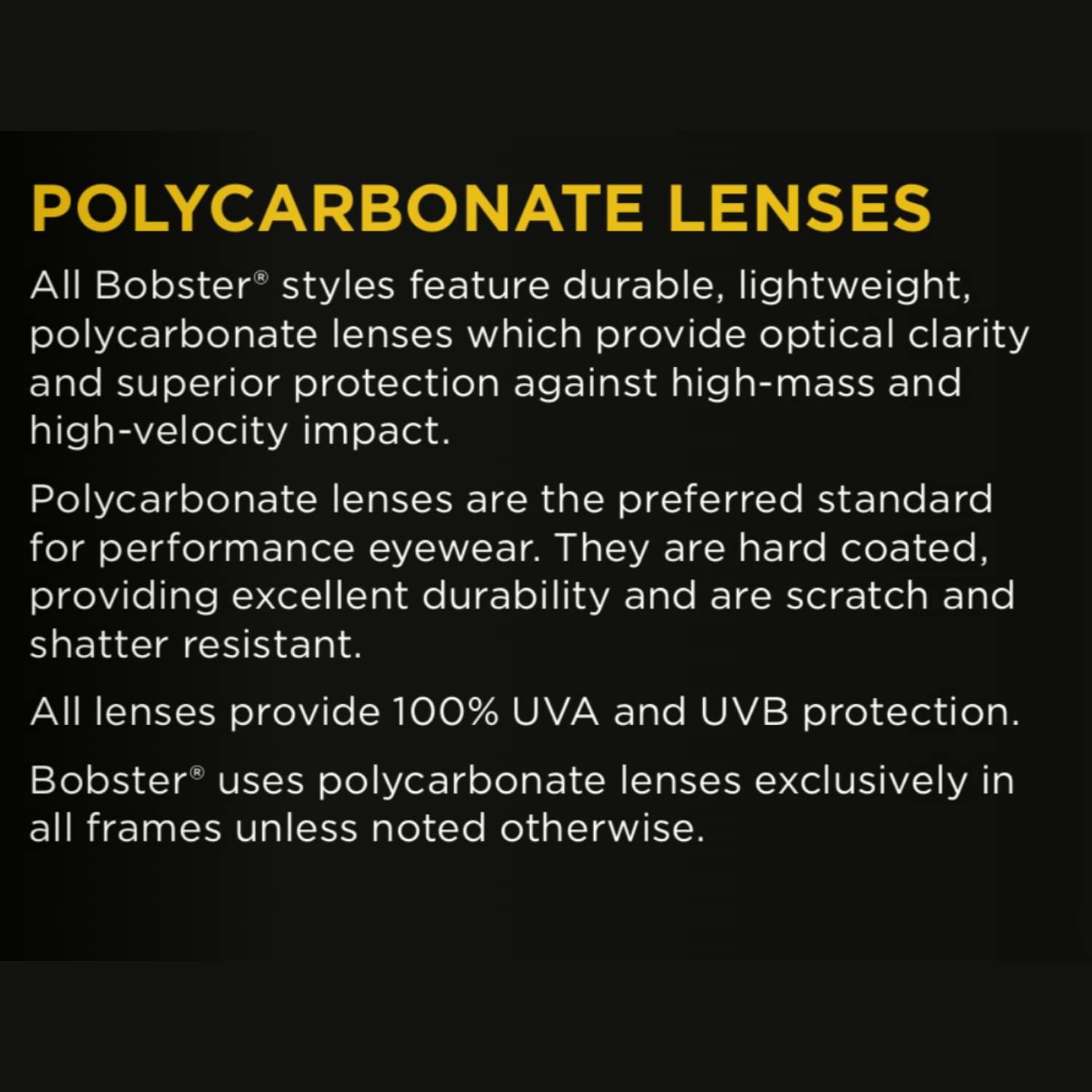 Bobster  Axl, Gloss Black Frame, Smoked Lens