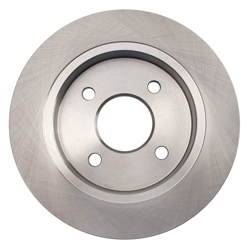 Trq Rear Brake Rotors Set Solid Compatible With 2000-2007 Ford Focus