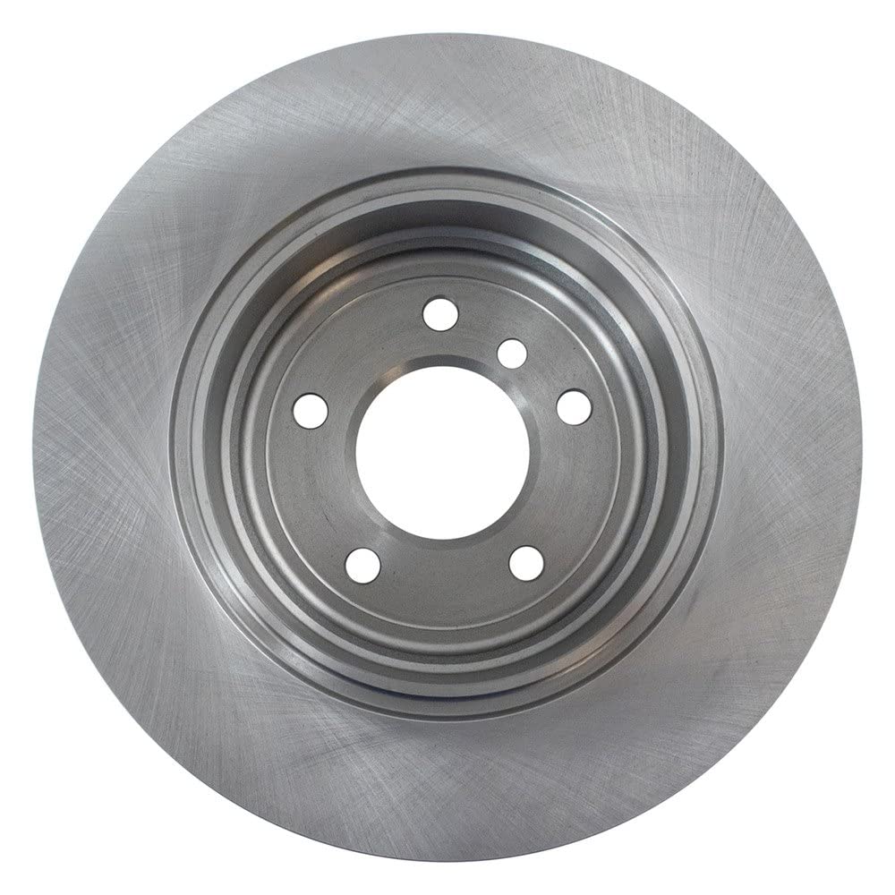 Trq Rear Brake Rotors Set Vented Compatible With 2004-2007 Bmw 525I 2008-2010 528I 530I
