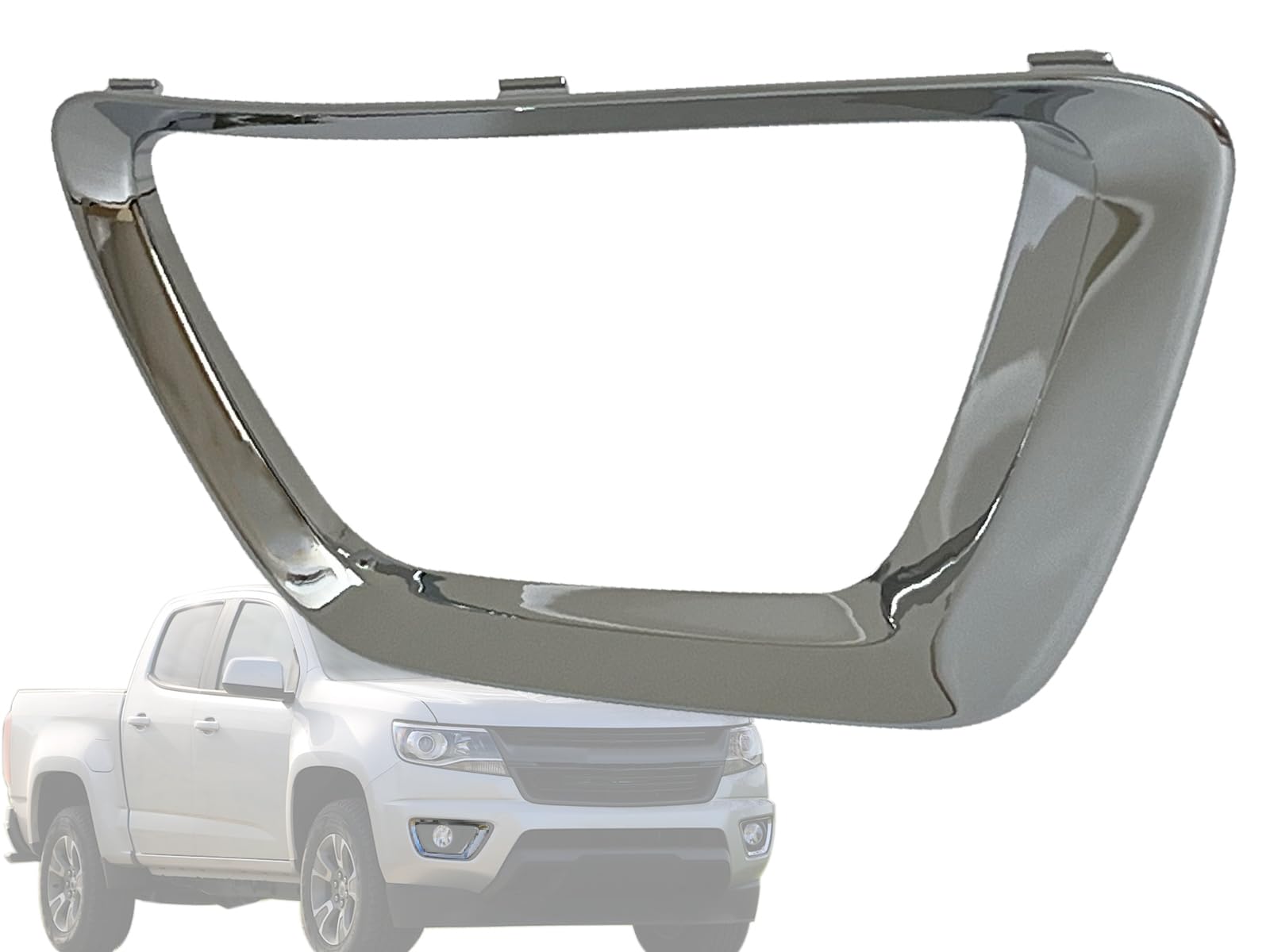 Auto Parts Avenue APA Replacement Fog Lamp Chrome Rim for 2015 2016 2017 2018 2019 2020 Colorado Passenger Right Side GM1039175 