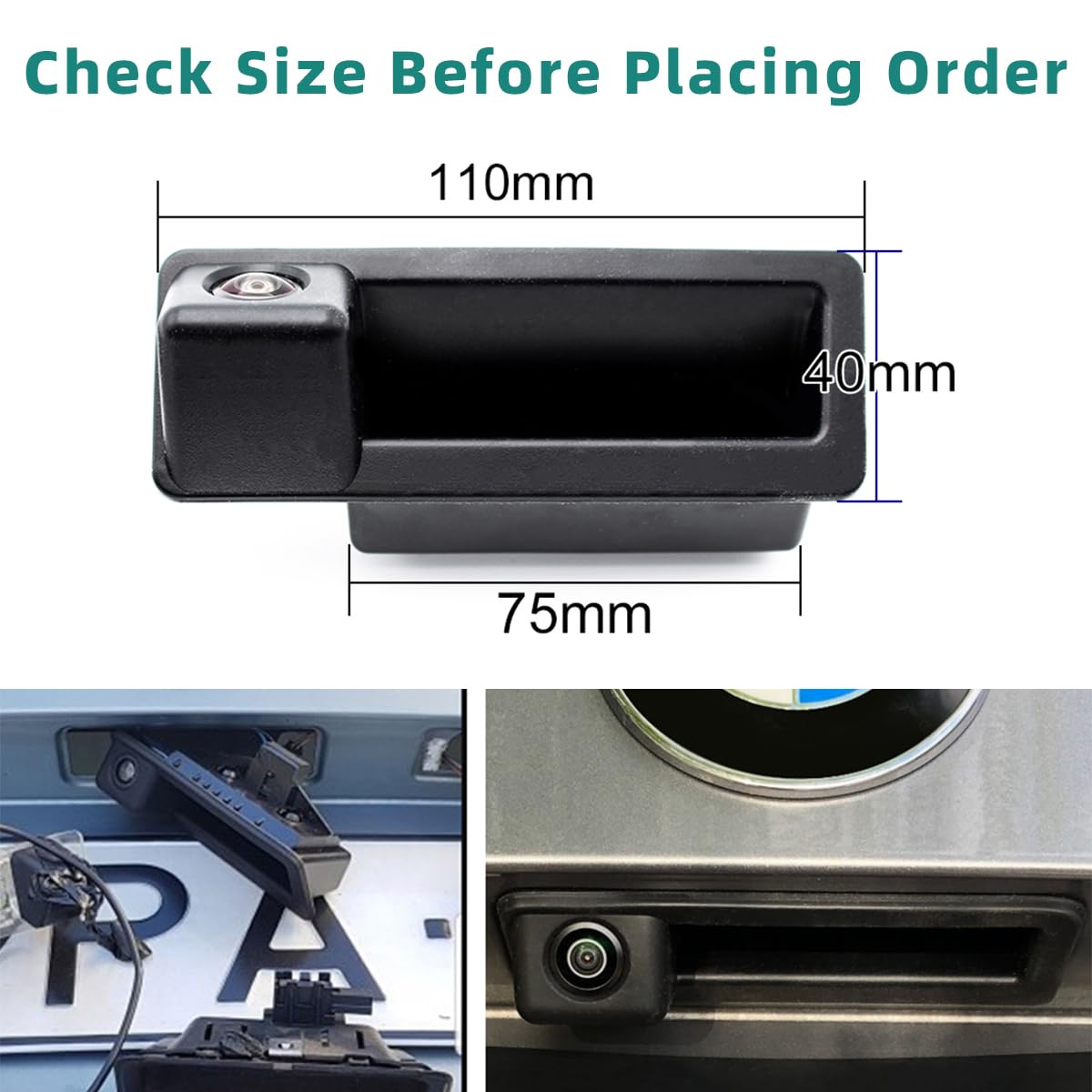 Greenyi Ahd 720P Vehicle Backup Camera For Bmw E82 E88 E84 E90 E91 E92 E93 E70 E60 E61 E39 3 5 X5 X6, Car Rear View 170 Fisheye