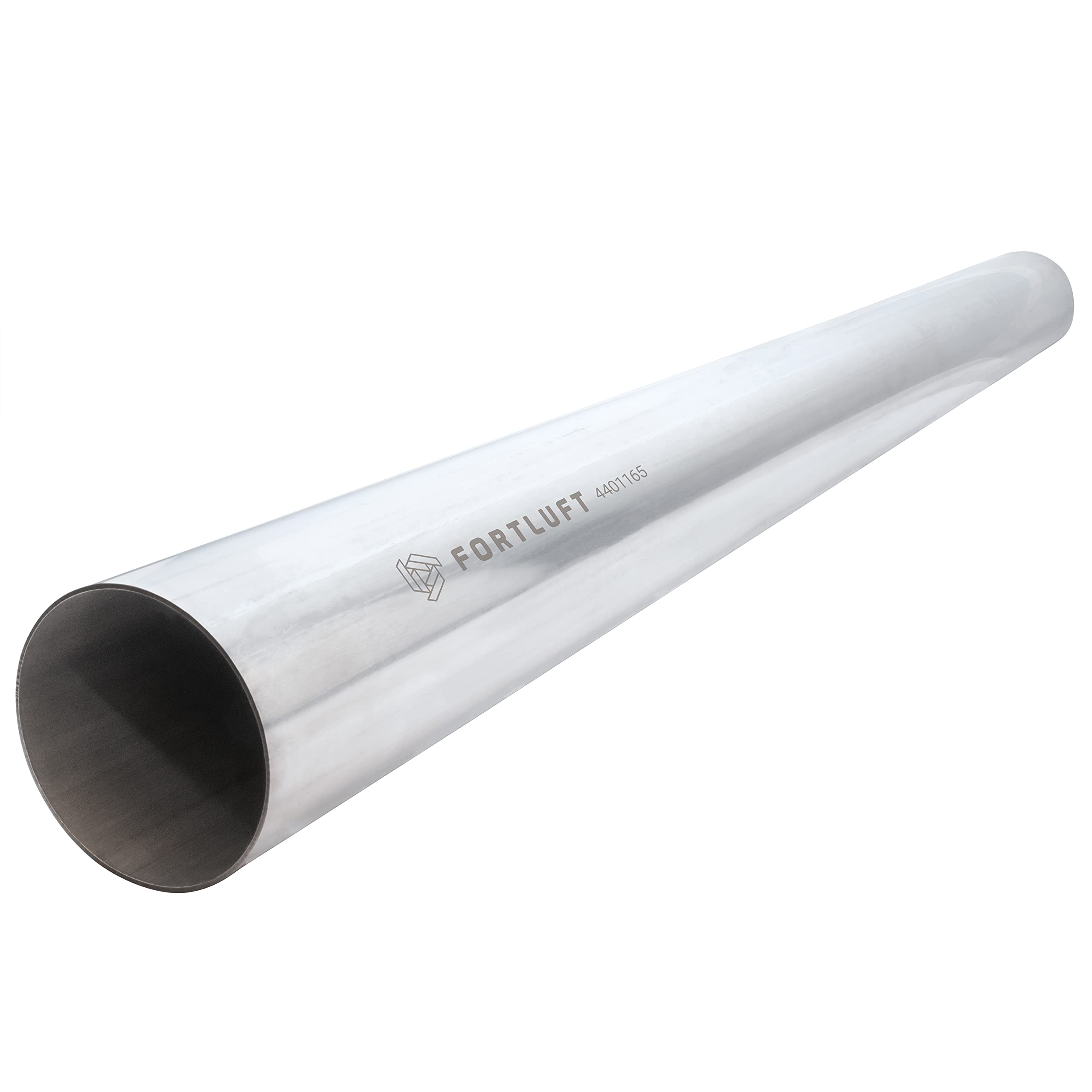 Fortluft Universal Mandrel Exhaust Bend Pipe & Elbow Stainless Steel (Straight Pipe, 3.00''/76Mm)