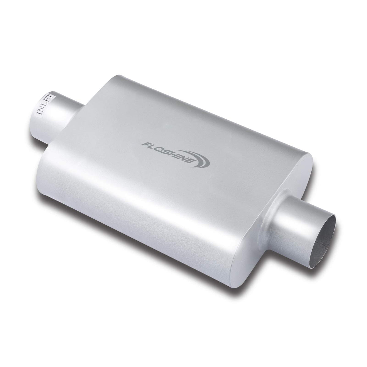 Floshine Universal Mufflers Dual Chamber 2.75'' inlet (ID) 2.75'' outlet (ID) overall 17'' Performance Automotive Muffler Exhaus