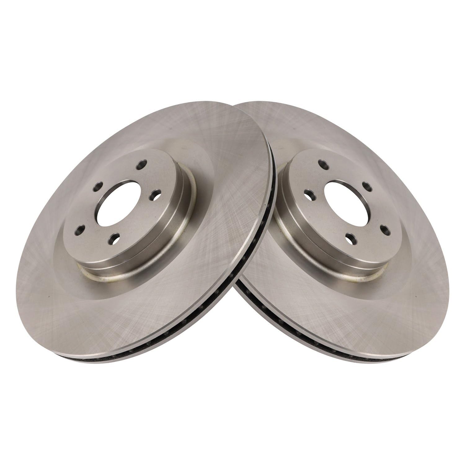 Trq Front Brake Rotors Set Compatible With 2016-2018 Ford Focus