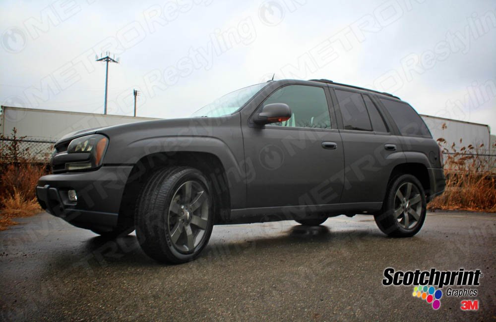 3M 1080 M12 Matte Black 5Ft X 6Ft (30 Sq/Ft) Car Wrap Vinyl Film