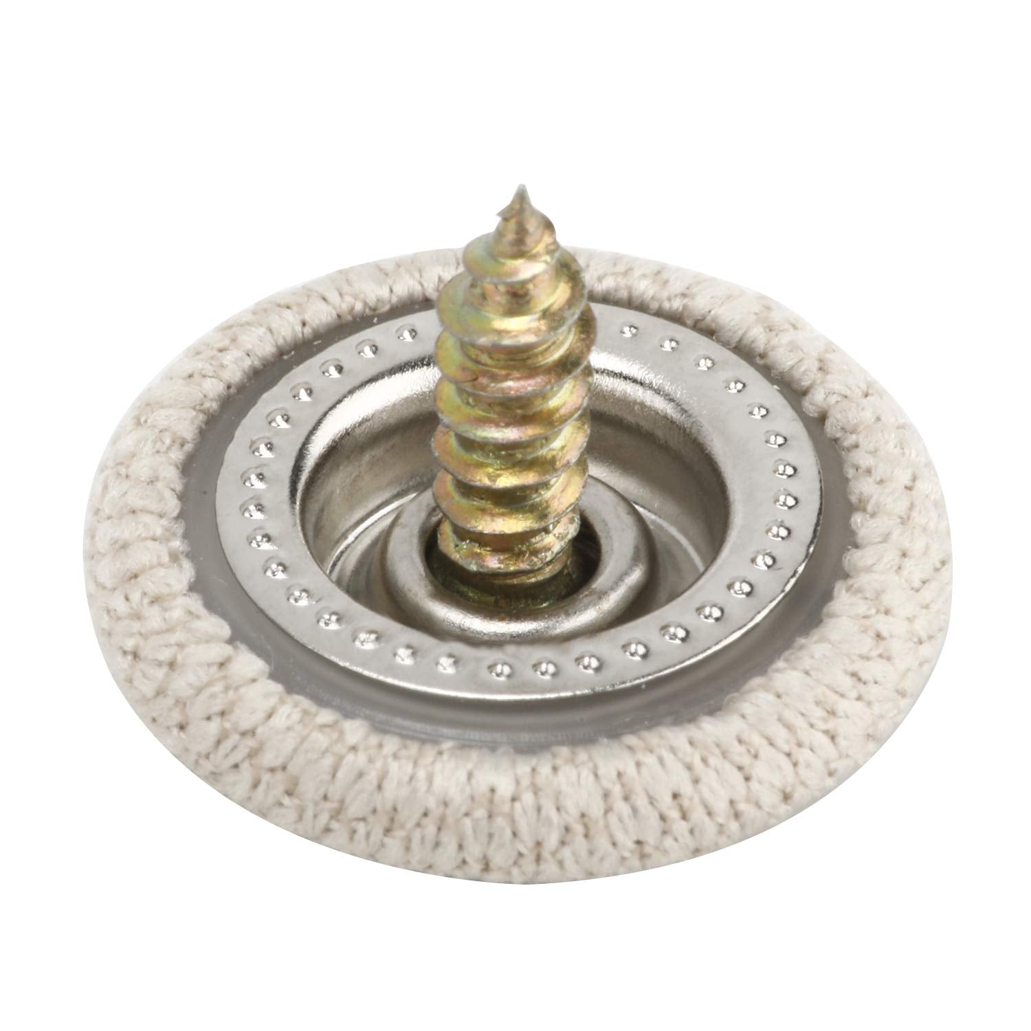 Highfree Car Roof Repair Rivets Headliner Repair Button 60 Pcs Auto Roof Snap Rivets Retainer For Interior Ceiling Cloth Fixing Repair Buckle With Installation Tool (Beige Flannelette)