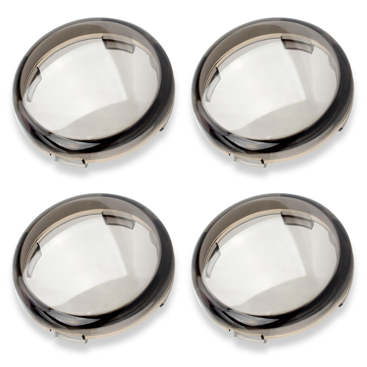 2 Inch Smoke Bullet Turn Signal Light Lens Cover, Compatible For Harley Davidson Sportster, Softail, Street Glide, Road King, Ro