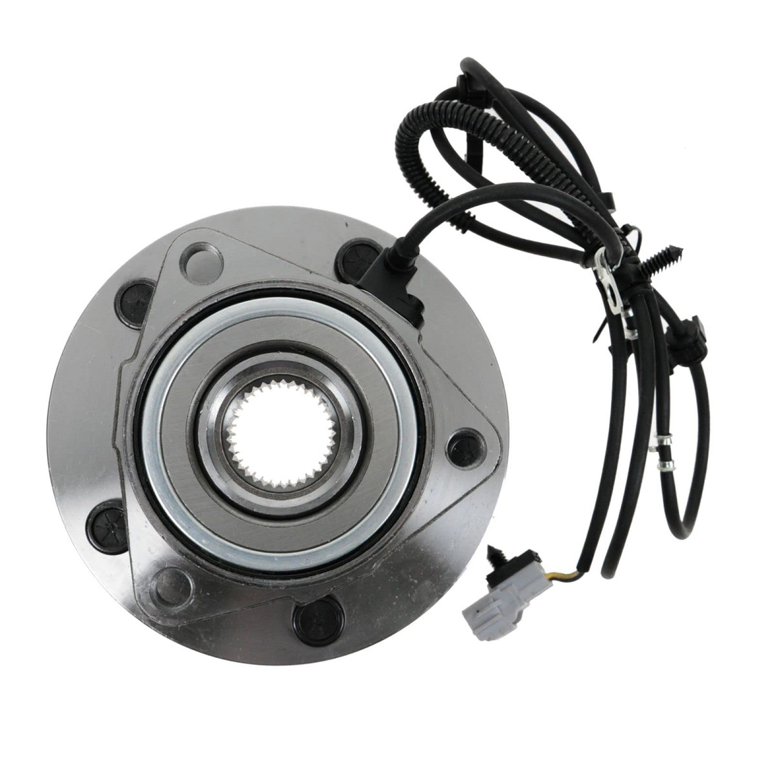 Trq Front Wheel Bearing & Hub Assembly With Abs Sensor Compatible With 1997-1999 Dodge Ram 1500