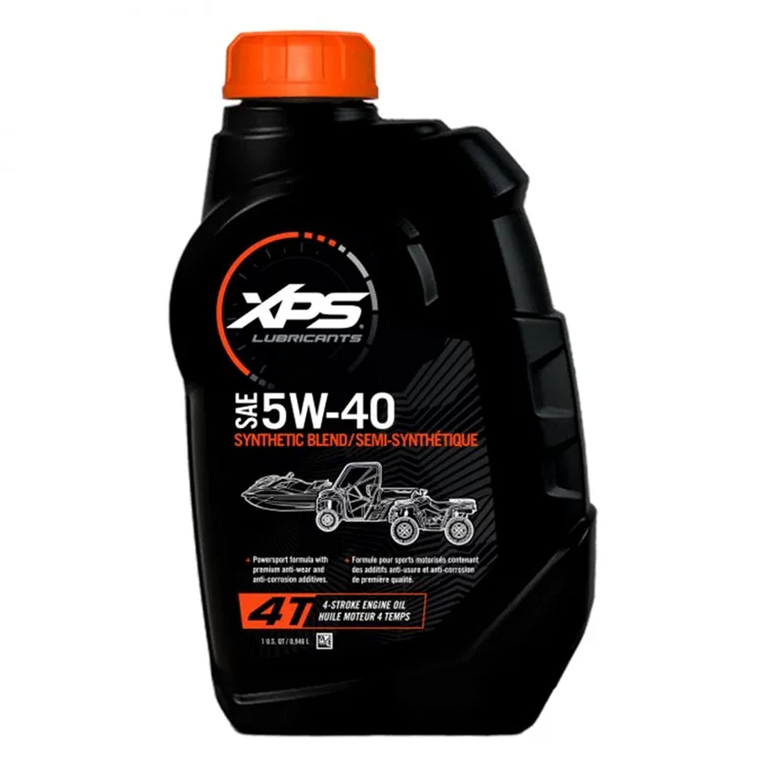 Sea-Doo New Oem, 1 Qt (0.946 L) 4-T 5W-40 Synthetic Blend Oil, 293600121 779133