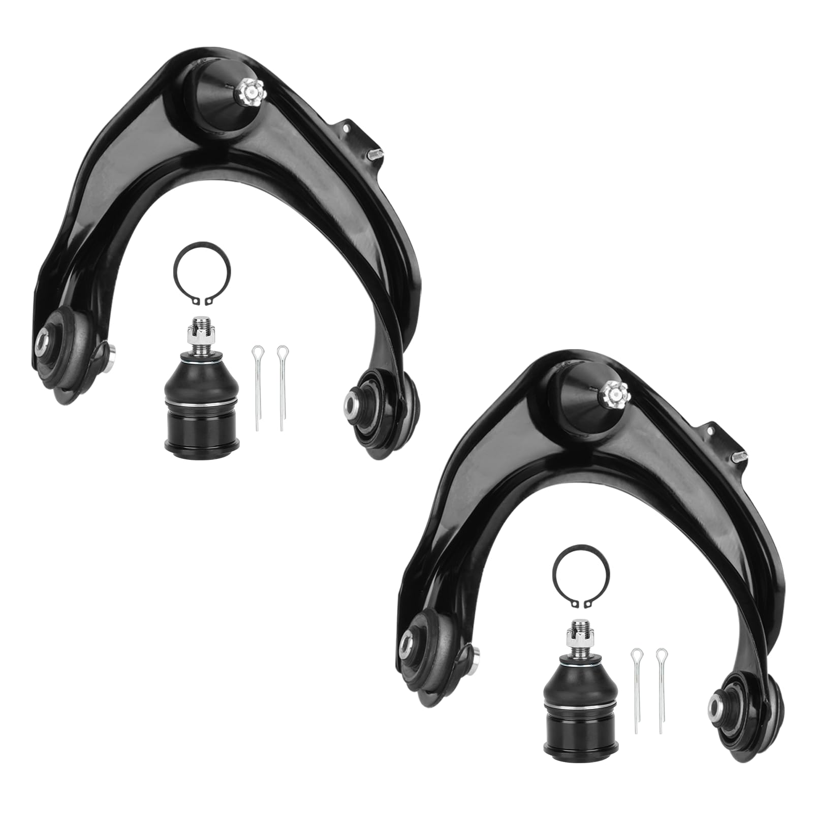 4Pcs Front Upper Control Arms + Lower Ball Joint Suspension Kits Fits For Acura Cl 2001-2003, Tl 1999-2003, For Honda Accord 199