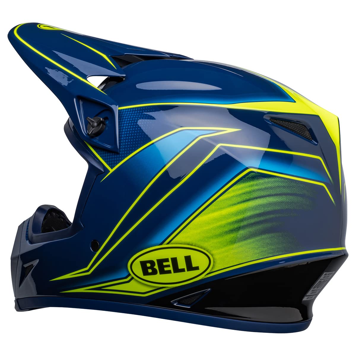 Bell MX-9 MIPS Dirt Helmet (Zone Gloss Navy/Retina - Medium)