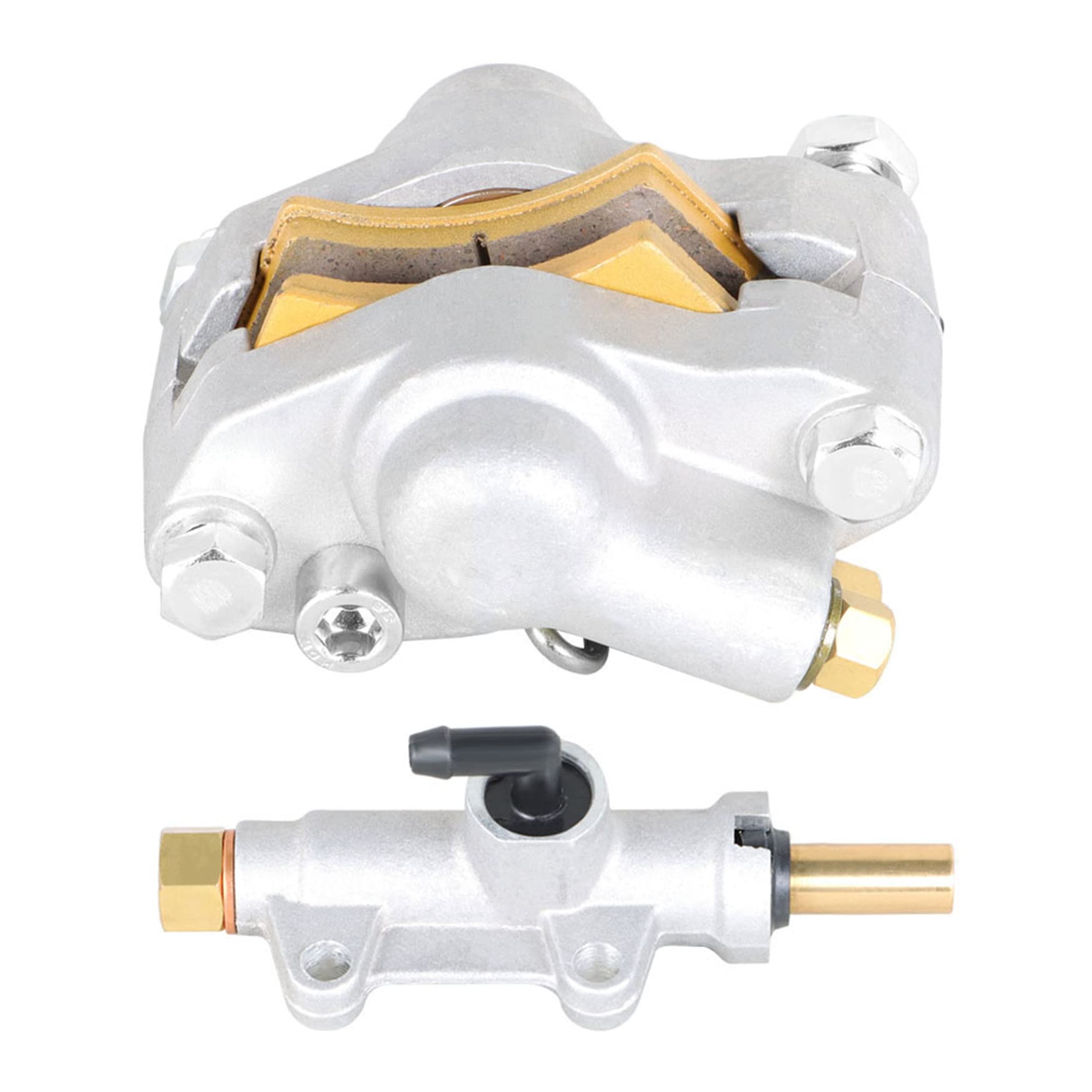 Wflnhb Rear Brake Caliper + Master Cylinder Replacement For Polaris Sportsman 500 4X4 1998 1999 2000 2001 2002