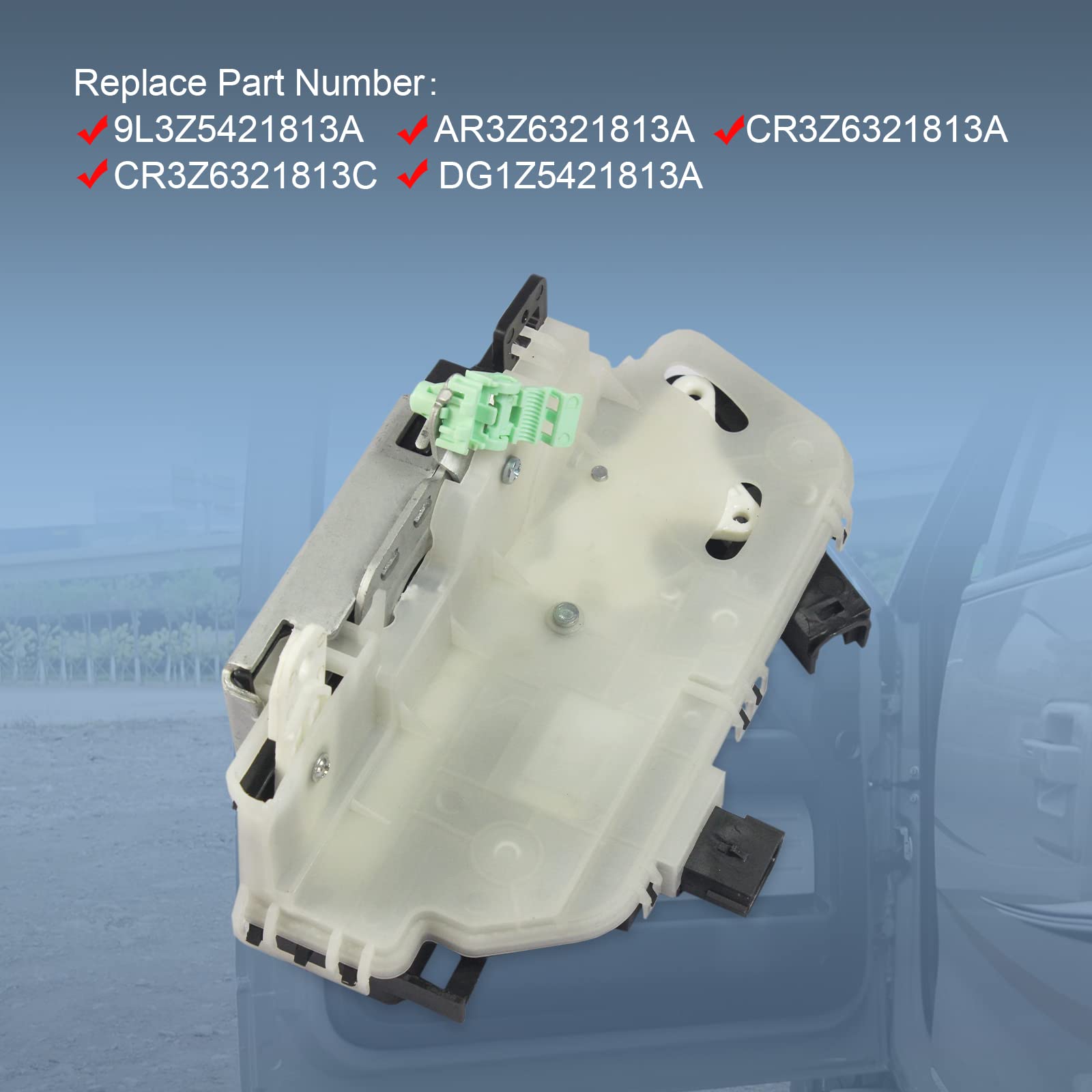 Dicmic Front Left Driver Side Door Lock Latch Actuator Compatible With 2011-2019 Ford Explorer 2009-2014 Ford F-150 2010-2014 Fo