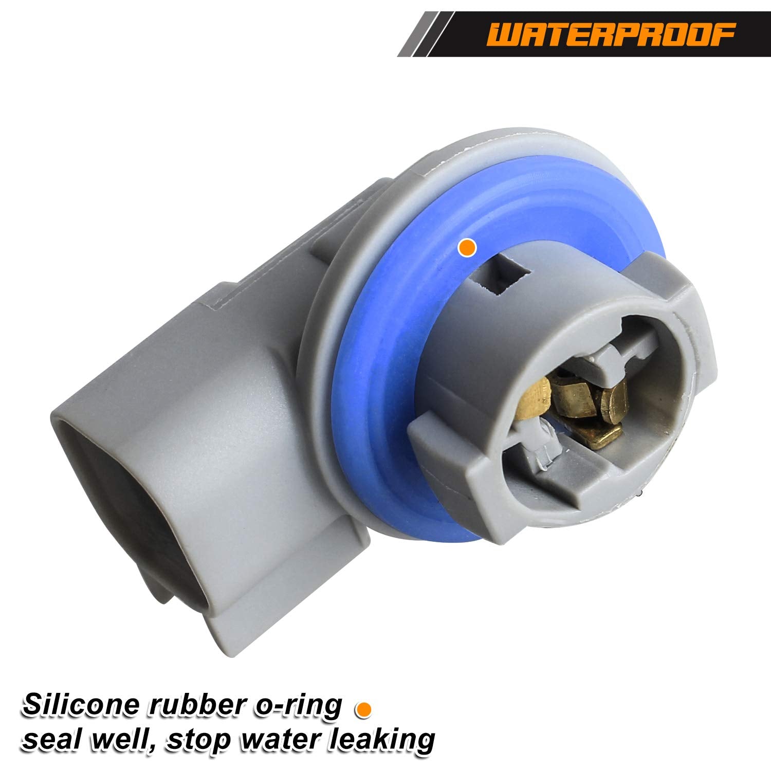 Ndrush License Plate Light Sockets Wiring Harness Plug Connectors Replacement Compatible With 2003-2018 Dodge Ram 1500 2500 3500