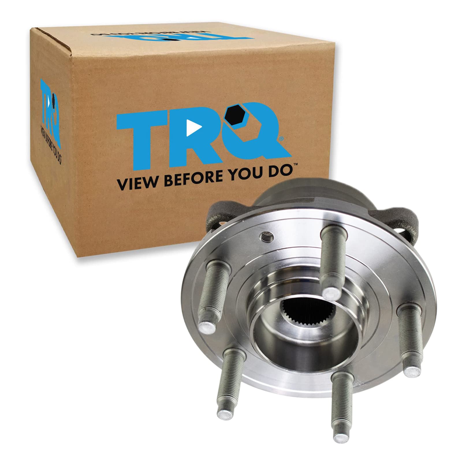 Trq Front Left Right Wheel Hub Bearing Assembly Driver Passenger Side Compatible With 2013-2019 Ford Explorer