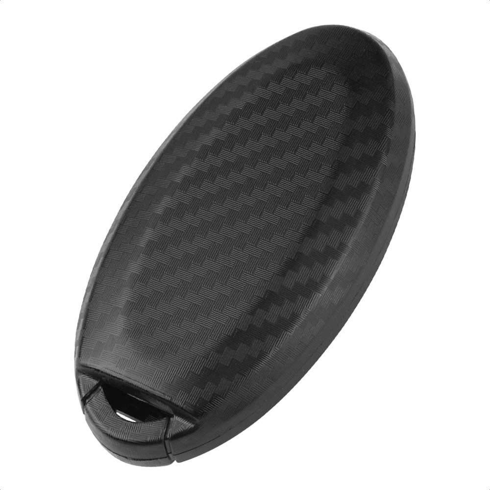Tangsen Smart Key Fob Case 3D Carbon Fiber Abs Plastic Emboss Cover For Infiniti Jx35 Q50 Q60 Qx56 Qx60 Qx80 For Nissan Altima A
