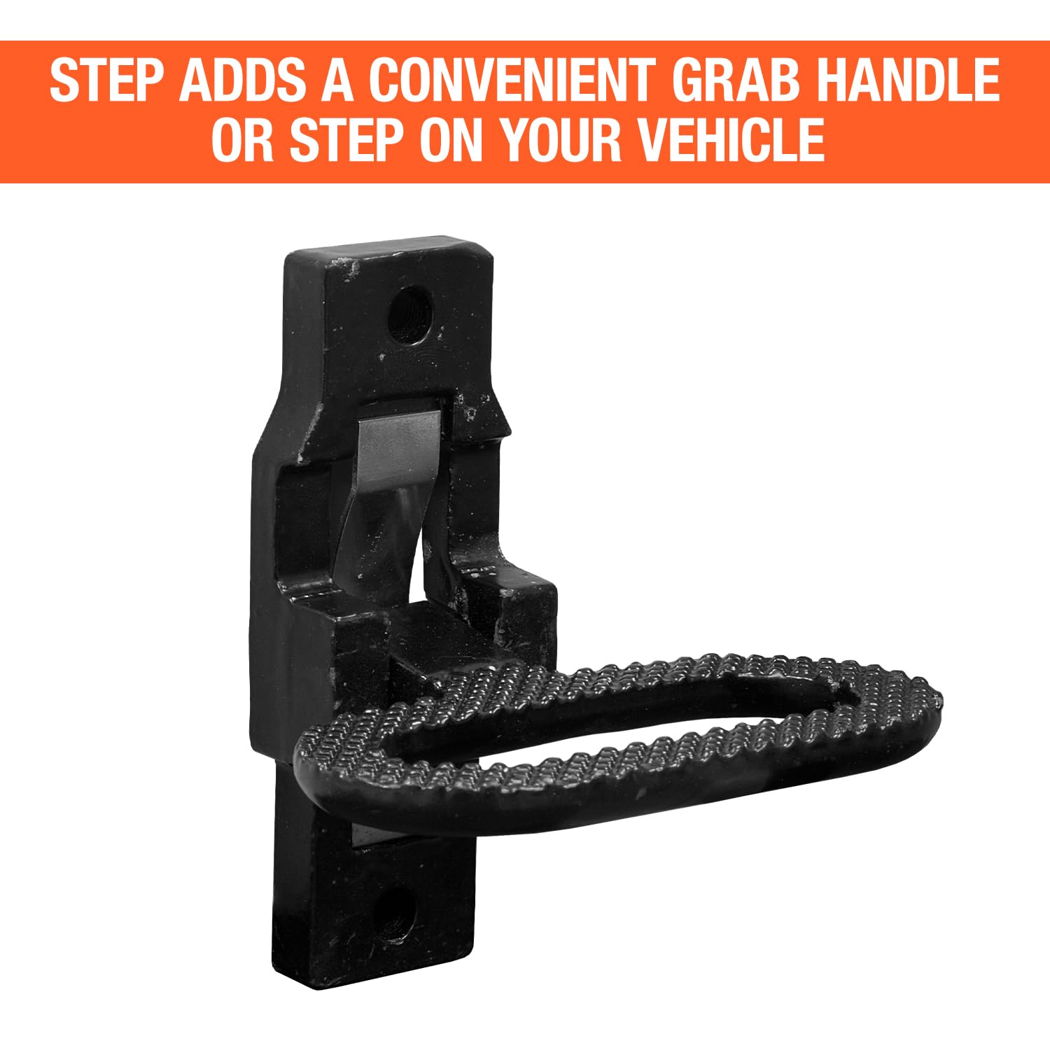 Buyers Products B2797BPC Folding Safety Step & Handle, Black E-Coat, Multi-Purpose for Trucks, Trailers, Buses & RVs, 1 Count