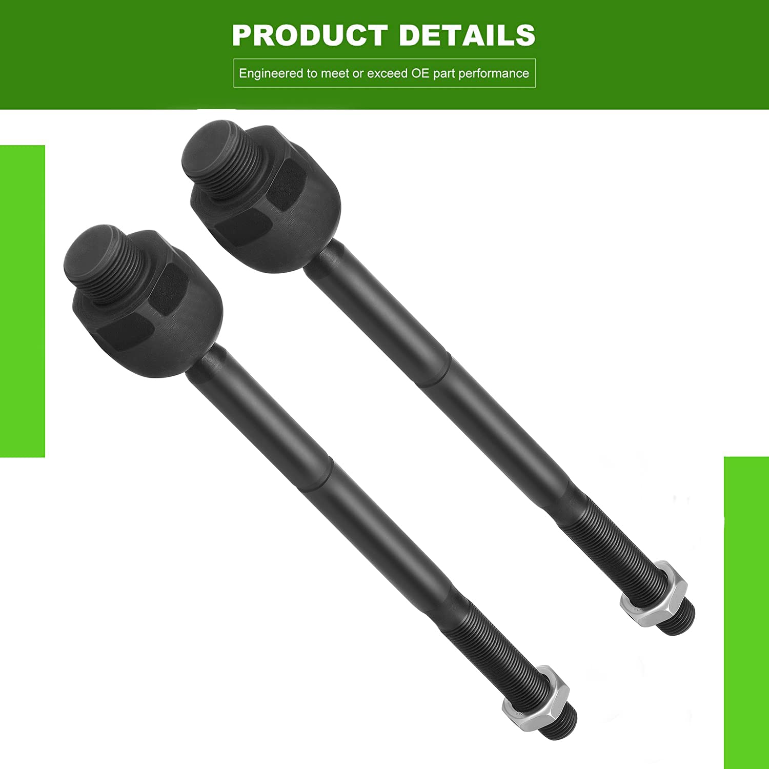 Scitoo - 8Pc Set Suspension Kit Front Upper Control Arm With Ball Joint Fit 2002-2005 For Jeep Liberty 2.4L 2.8L 3.7L Lower Ball Joint Inner Outer Tie Rods Kit