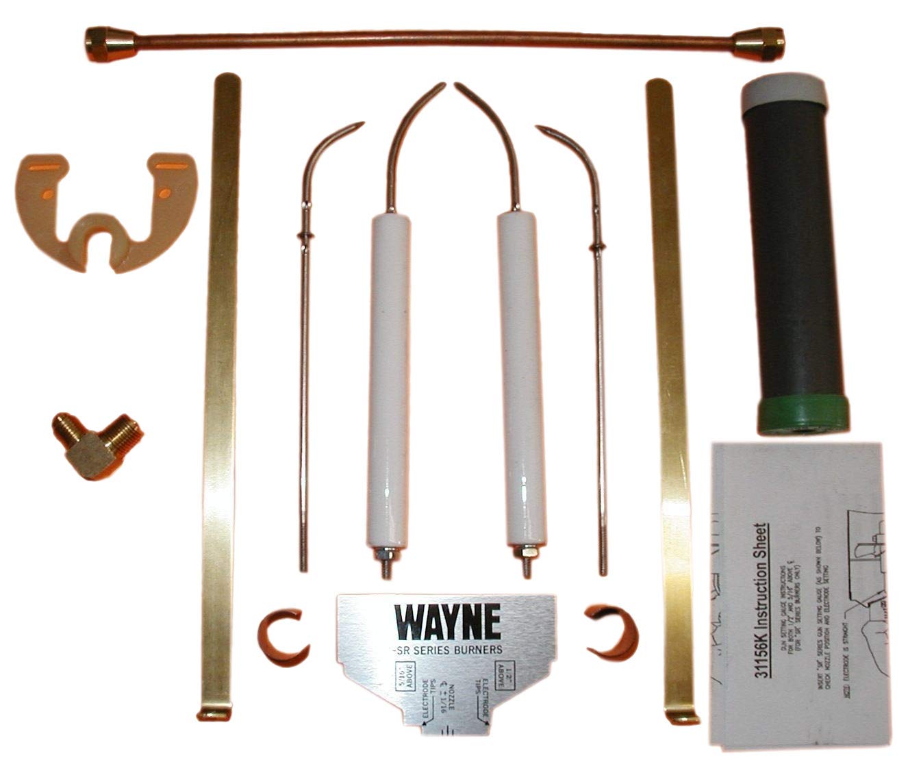 Wayne Oil Burner 31156K Electrode Tune Up Kit Fits Models M Msr Mh Er Era Eh Eha Ehasr Oe Oea