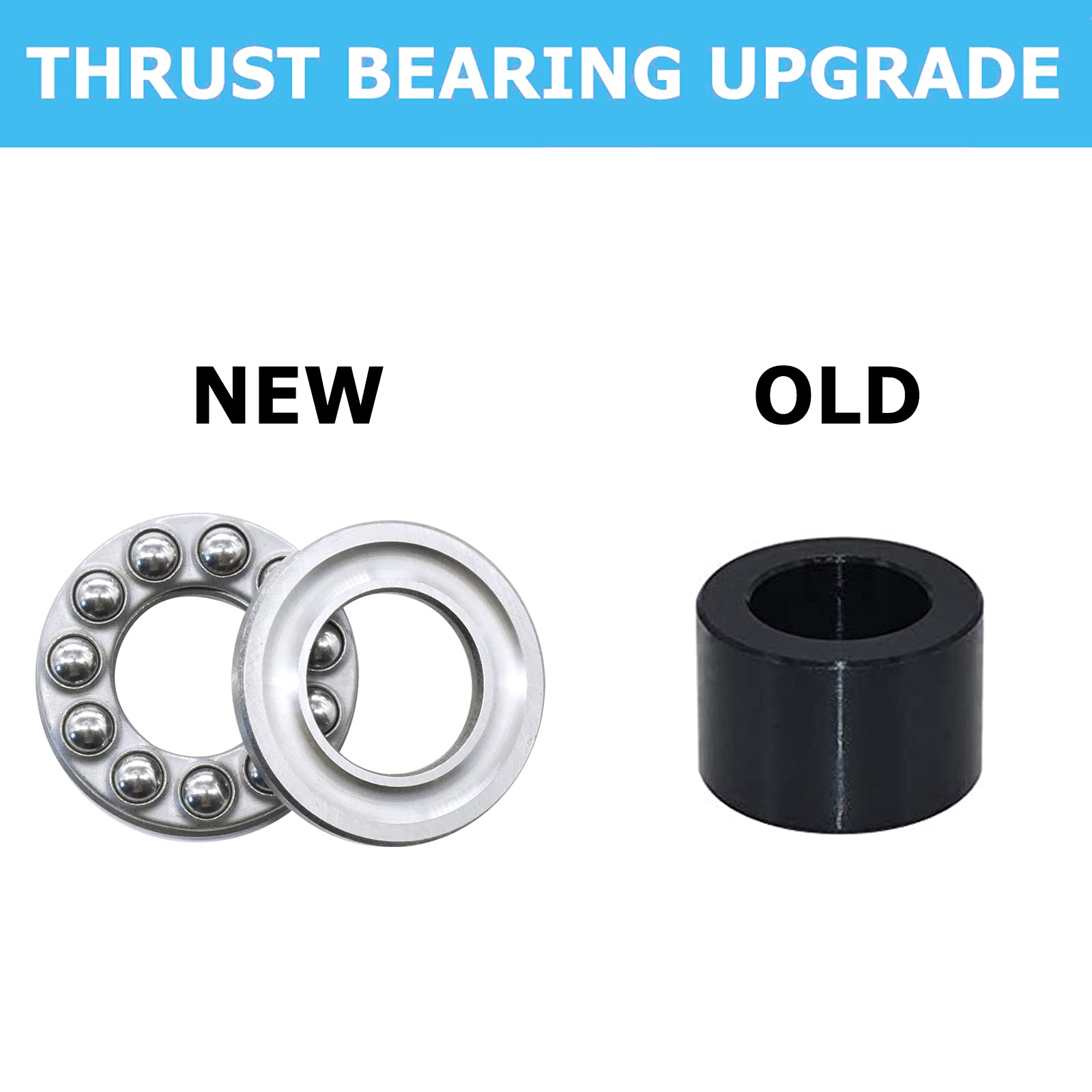 Inner Axle Side Seal Installation Tool Compatible With Dana 30/44/60 Axles Front Differentials. With Thrust Bearing & Flange Nut