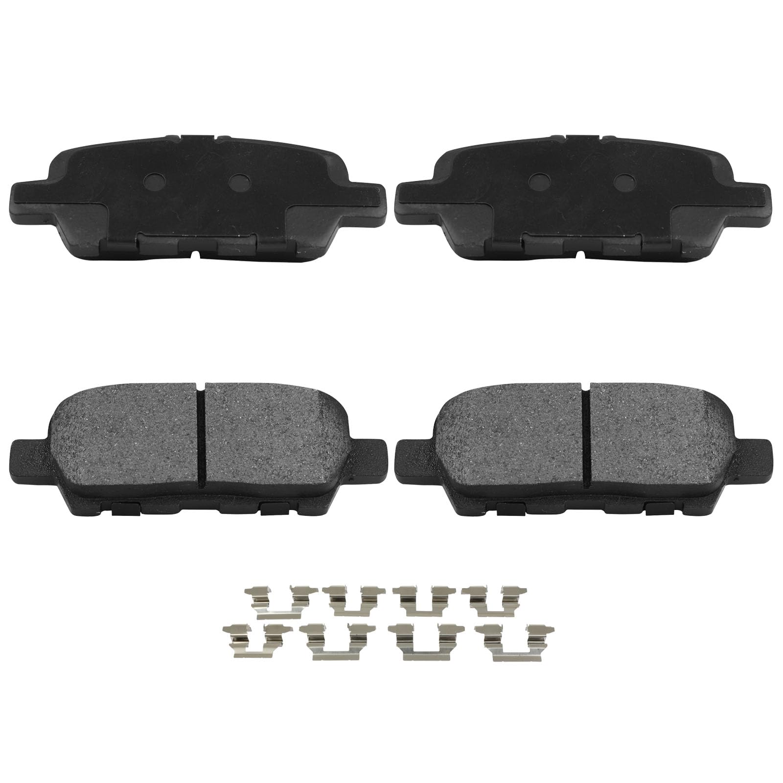 Automuto 4Pcs Rear Ceramic Brake Pads Set D1415 For Infiniti Jx35 13, Qx60 14-20, Nissan Murano 10-21, Pathfinder 13-20, Quest 1