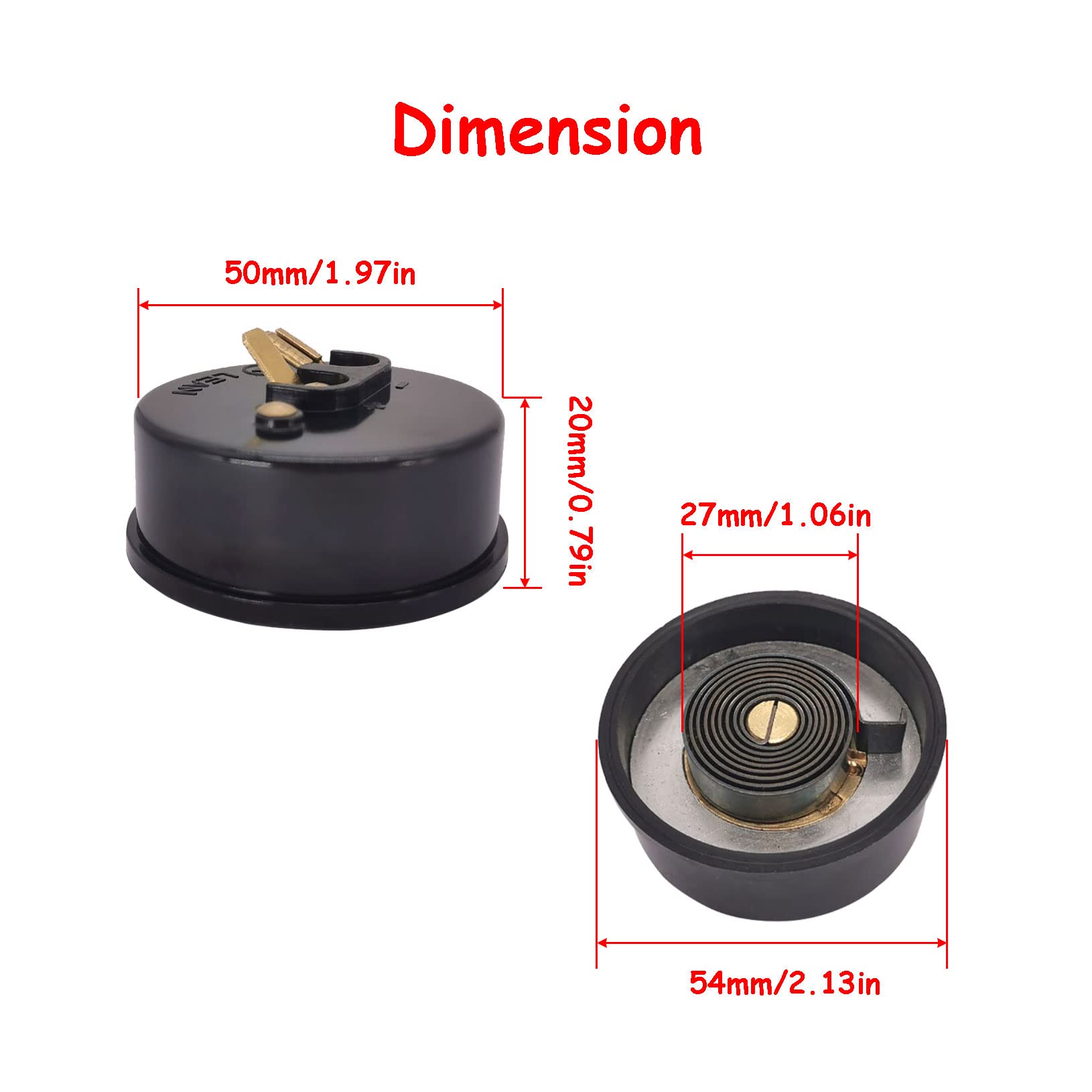 Wauebuly Electric Choke Thermostat Cap of Carburetor Replacement for 1400 1403 1406 1409 1901 1906 1801 1825 Series 500/600/ 650