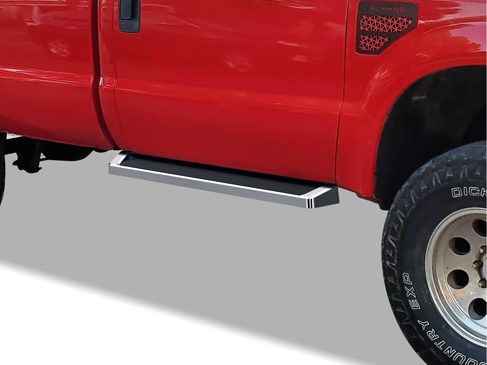 APS Running Boards Style Compatible with Ford F150 2015-2025 Regular Cab & F-250 F-350 Super Duty 2017-2025 (Nerf Bars Side Step