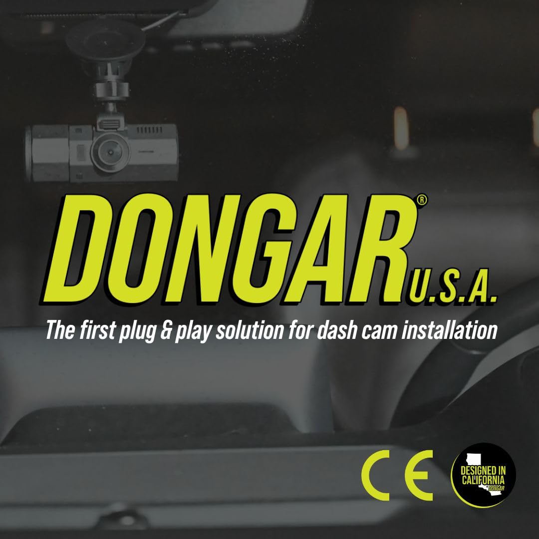Dongar Dashcam Power Adapter for Mazda (10-pin Type E) - USB Power Source, Easy Install, Compatible with 2017+ CX5, CX9, and More