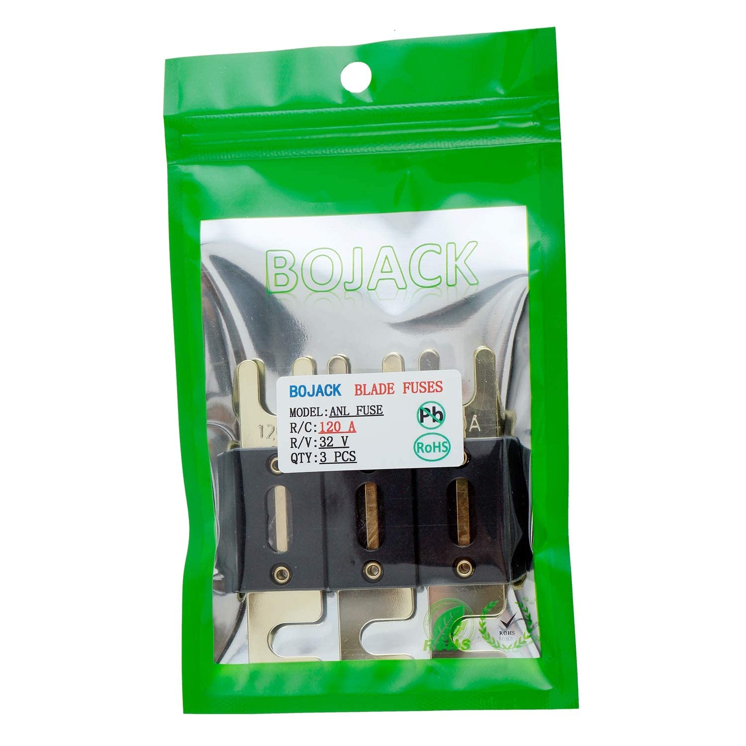 Bojack 120 Amp 32 Vdc Anl Blade Fuse For Car Audio And Video System(Pack Of 3 Pcs)