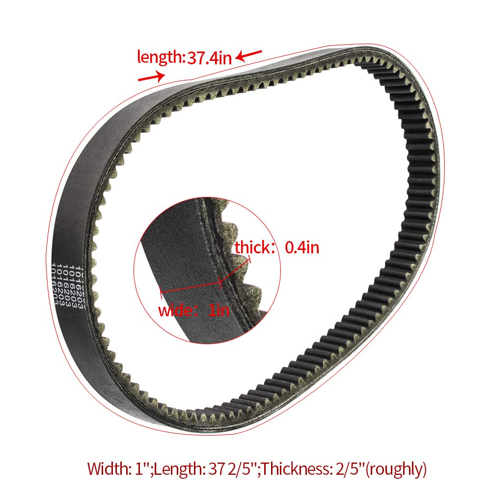 Drive-up Club Car Drive Belt for 1992-Up DS and 2004-Up Precedent Gas 1016203