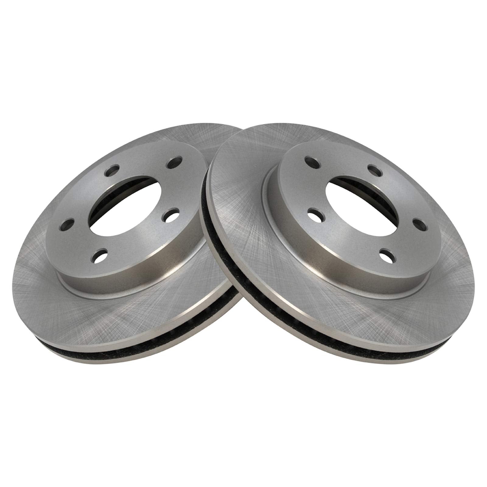 Trq Front Brake Pad & Rotor Kit Semi-Metallic Compatible With 85-90 98 85-86 Electra