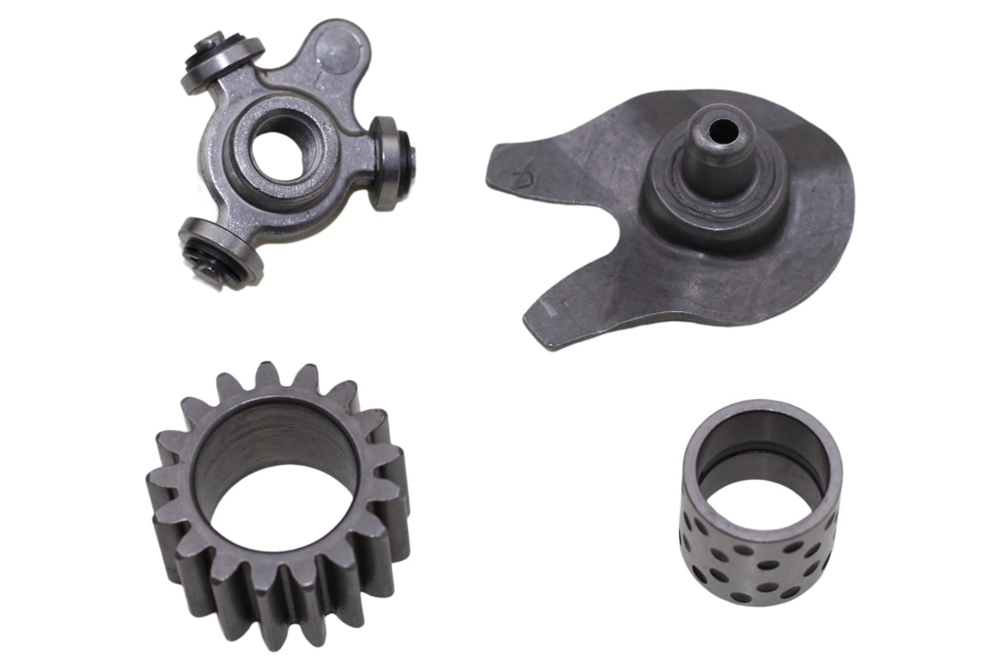 Trkimal Semi Auto Clutch Assembly 17Teeth For 50Cc 70Cc 90Cc 110Cc 125Cc 135Cc Engine Dirt Bikes Atv Quad Go-Kart Taotao Kazuma (17Teeth)