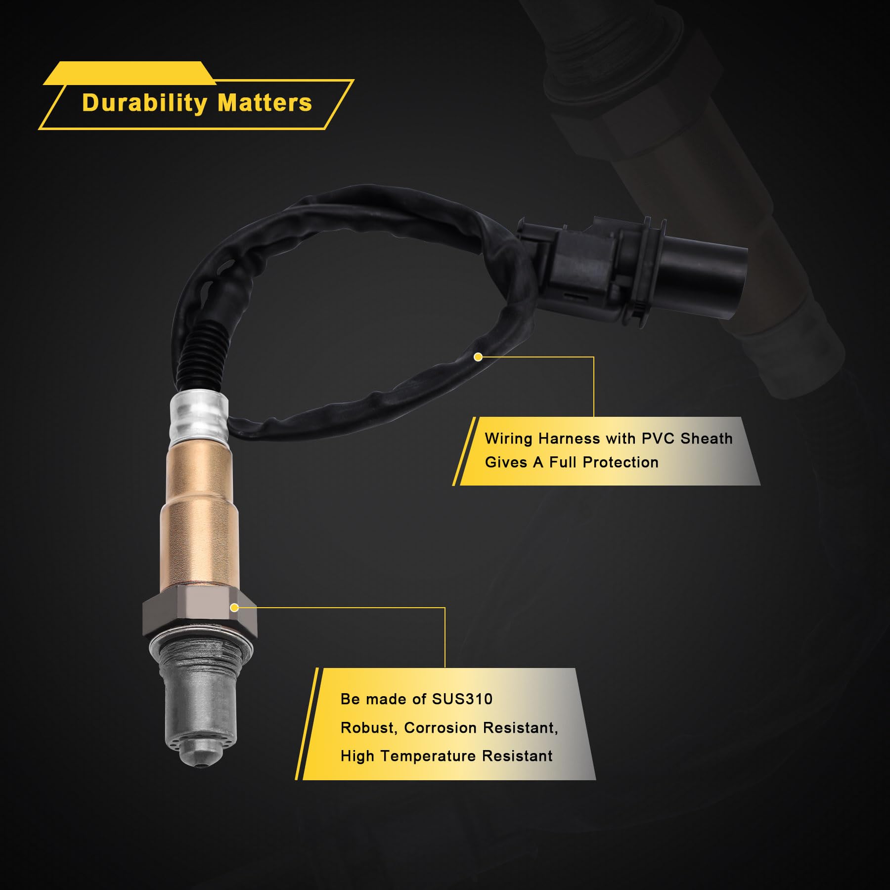 30-0300 Wideband UGEO Air Fuel Ratio Gauge 52mm(2-1/16), AFR/Lambda Controller Kit with LSU 4.9 Sensor