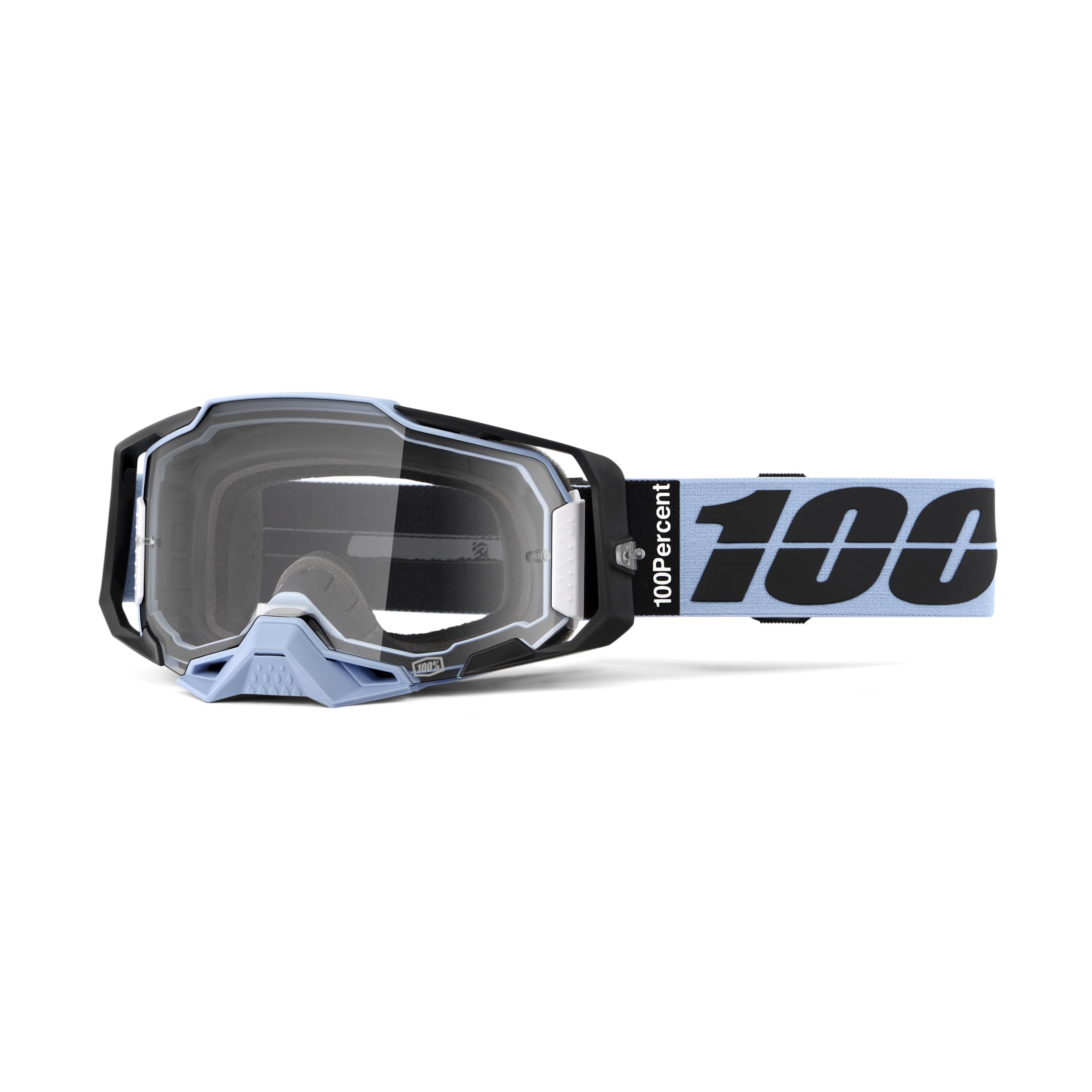 100% Armega Goggles - Eyewear For Dirt Bikes, Motocross, Motorcycle, & Bike Sports - Durable Mountain Biking Goggles - Petros, C