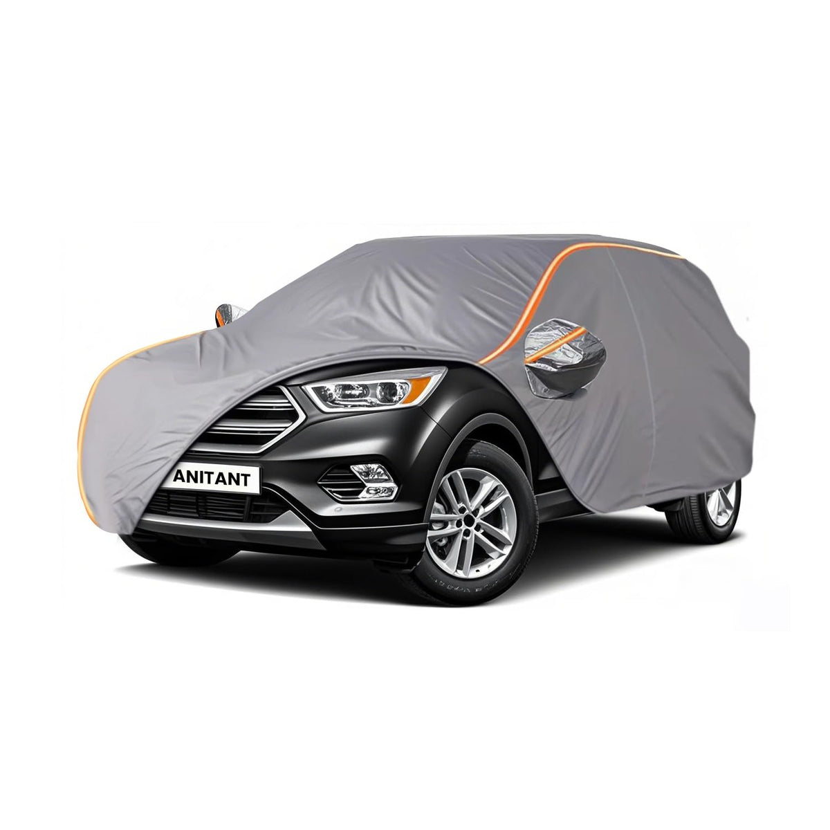 ANITANT Custom Fit Ford Escape Car Cover 2000-2024 Outdoor Waterproof Car Cover All Weather with Door Zipper Cotton Lining Scrat