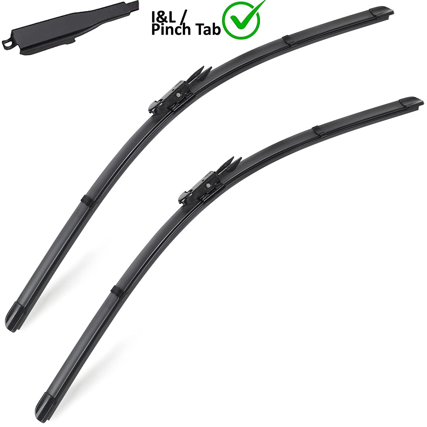 Oem 22''+22'' Wiper Blade Replacement For 08-13 Chevy Avalanche Silverado Tahoe Suburban 05-18 Gmc Sierra Yukon Cadillac Escalad