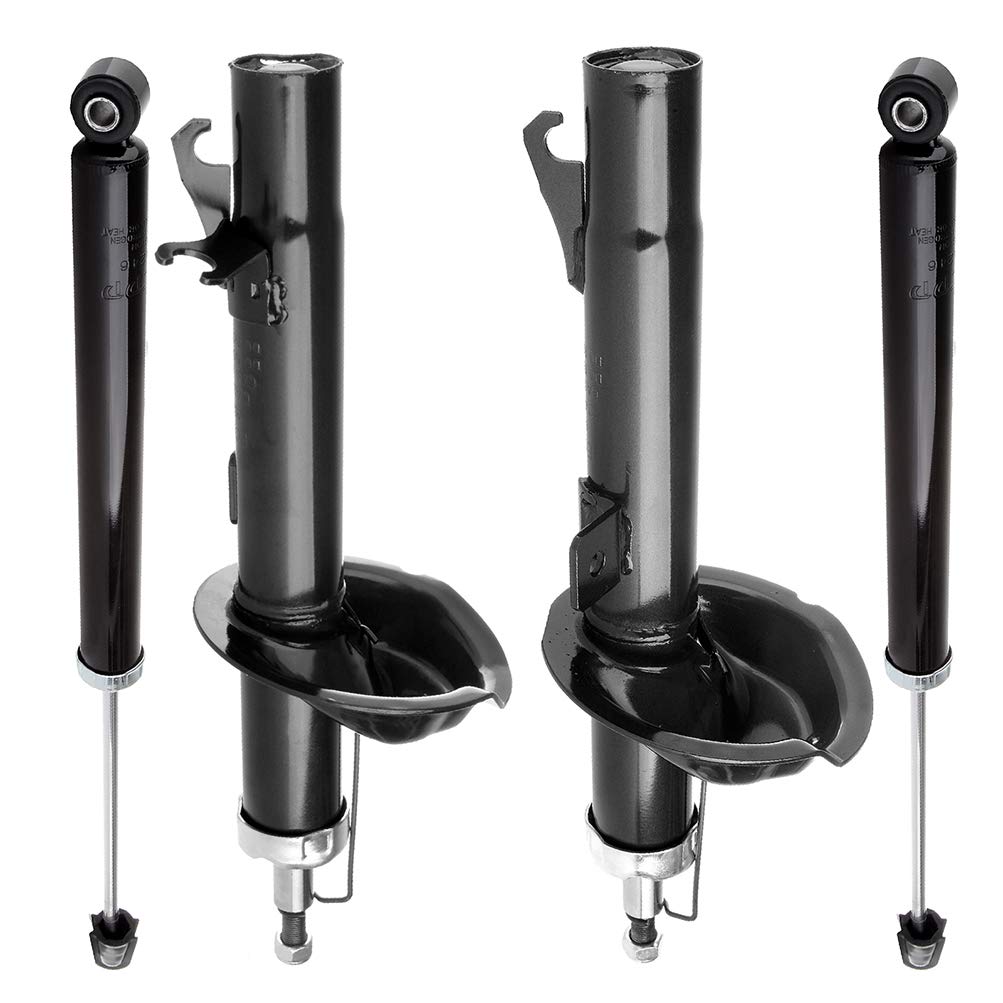 For Ford Shocks (4Pcs) Lsailon Front Rear Shocks Absorbers Fits 2000-2005 For Ford Focus Shocks Struts Kits With 333348 333349 343429