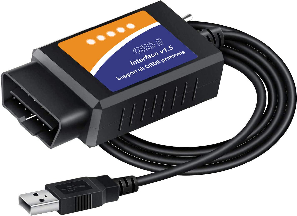 Forscan Elm327 Obd2 Usb Adapter For Windows, Diagnostic Coding Tool With Ms-Canhs-Can Switch For Ford Lincoln Mazda Mercury Seri
