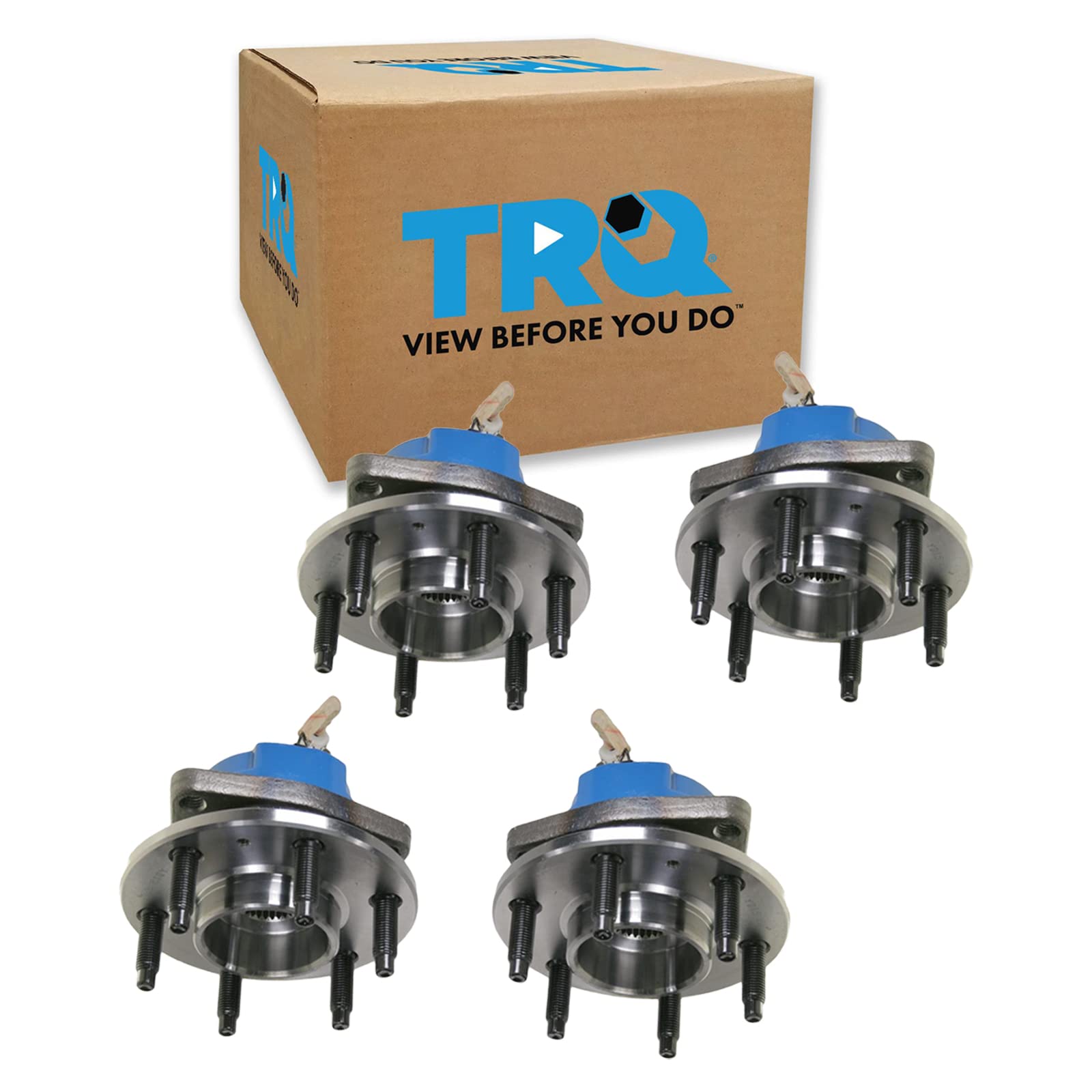 Trq Wheel Hub Bearings Assembly Set Compatible With 2004-2009 Cadillac Srx
