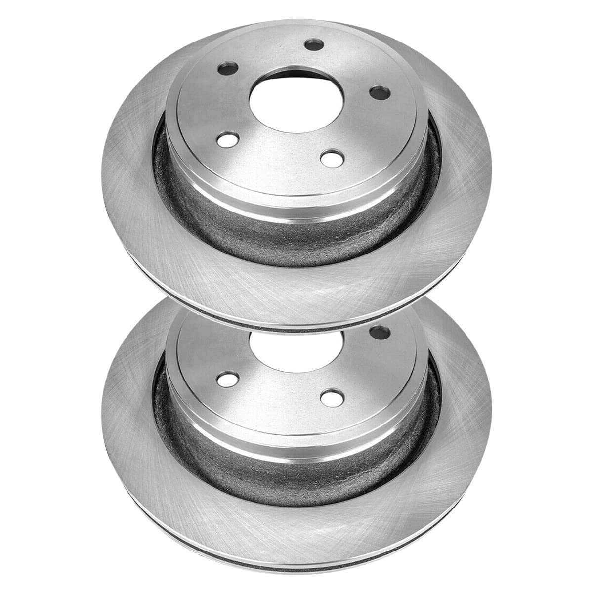 Autoshack Rear Brake Rotors Pair Of 2 Driver And Passenger Side Replacement For 2002-2018 Ram 1500 2004-2009 Dodge Durango 2007-2009 Chrysler Aspen 3.0L 3.6L 3.7L 4.7L 5.7L 5.9L V6 V8 4Wd Rwd R63008Pr